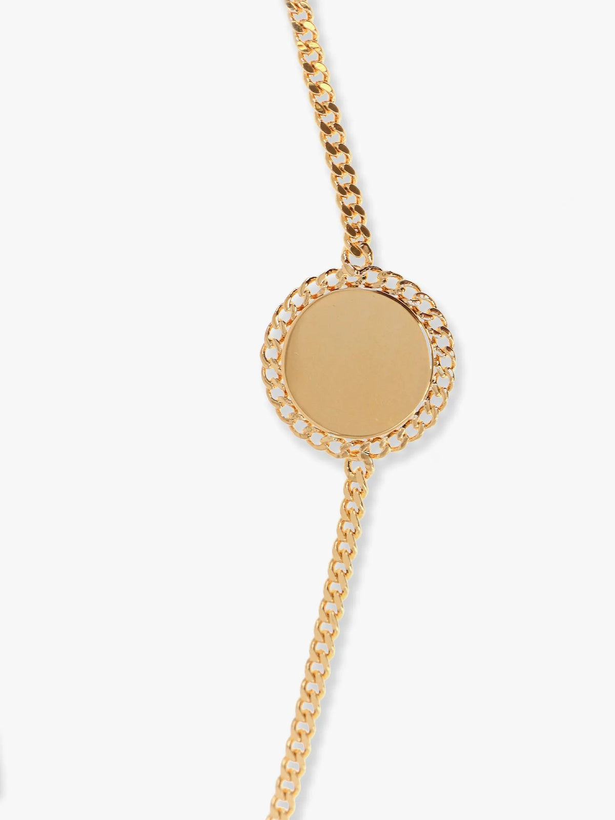 Medaille sautoir metal necklace