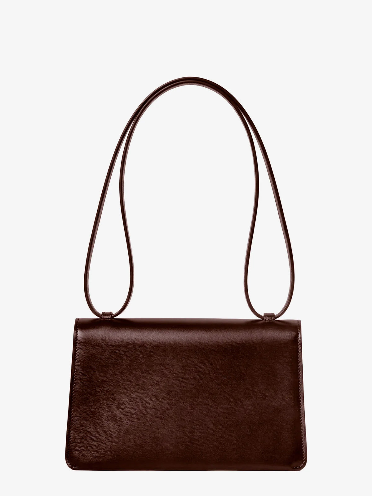 Le 17 leather shoulder bag with metal Triomphe closure
