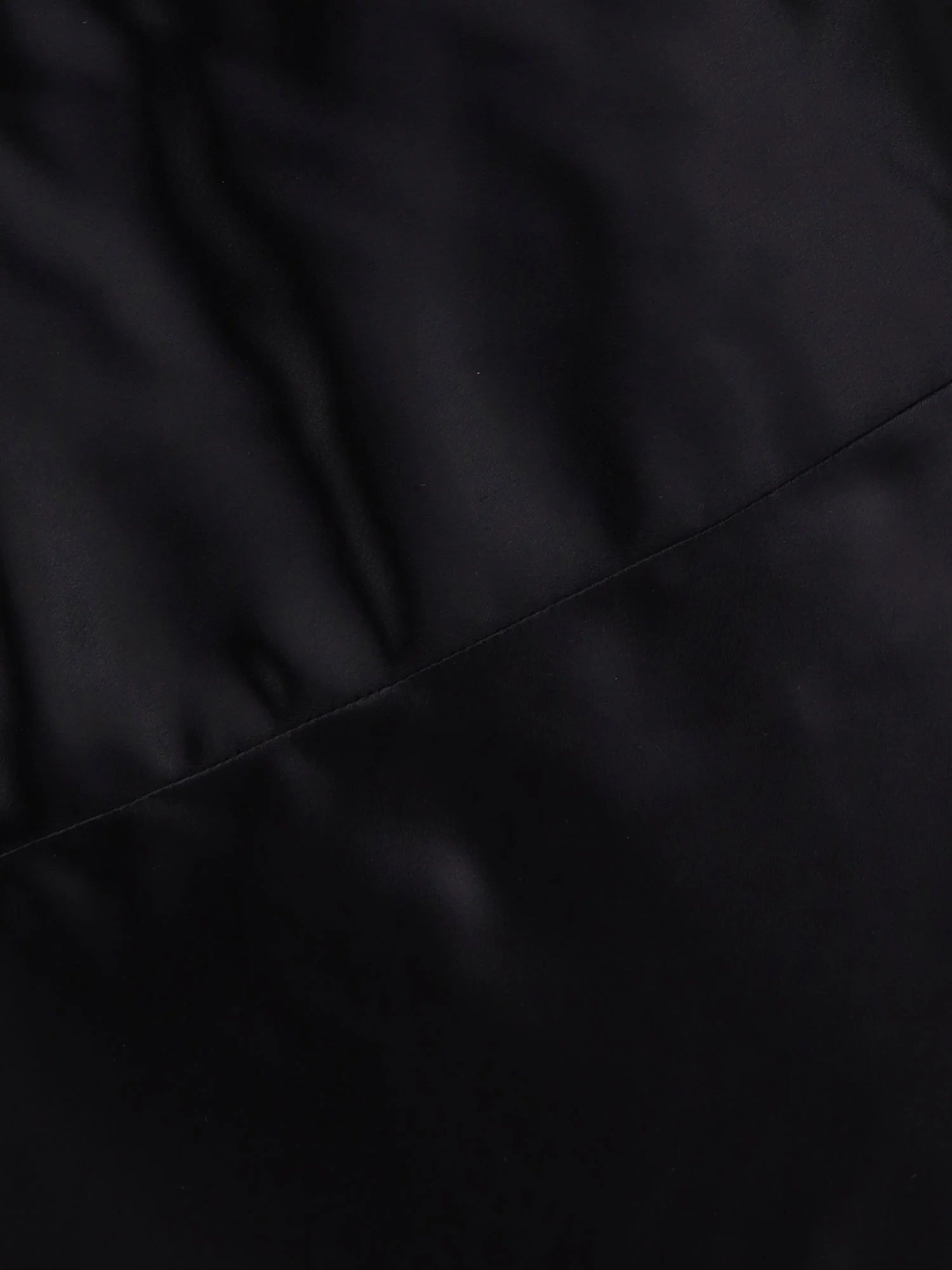 Viscose satin midi skirt