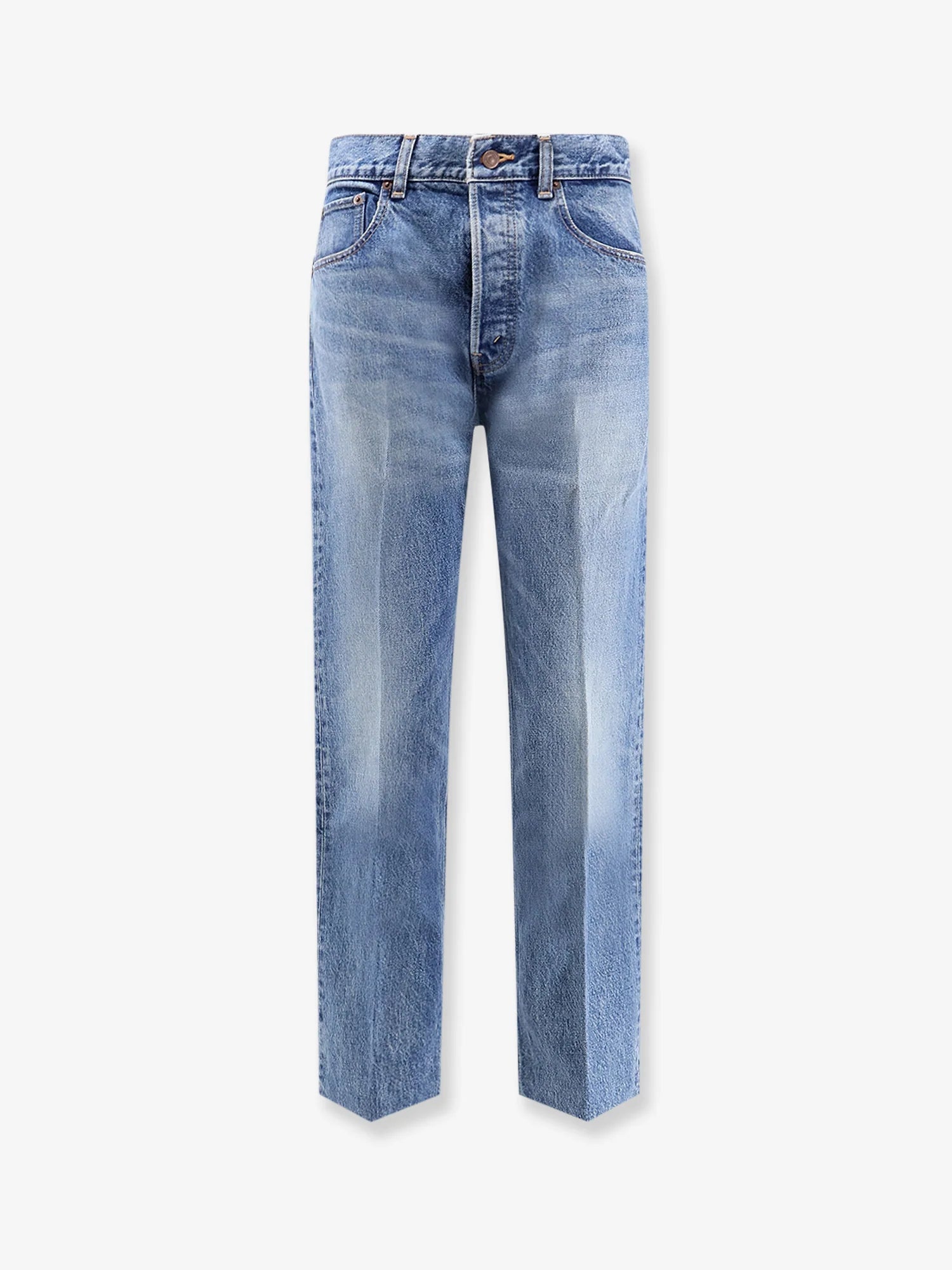 Boyfriend Jeans with Logo tag
