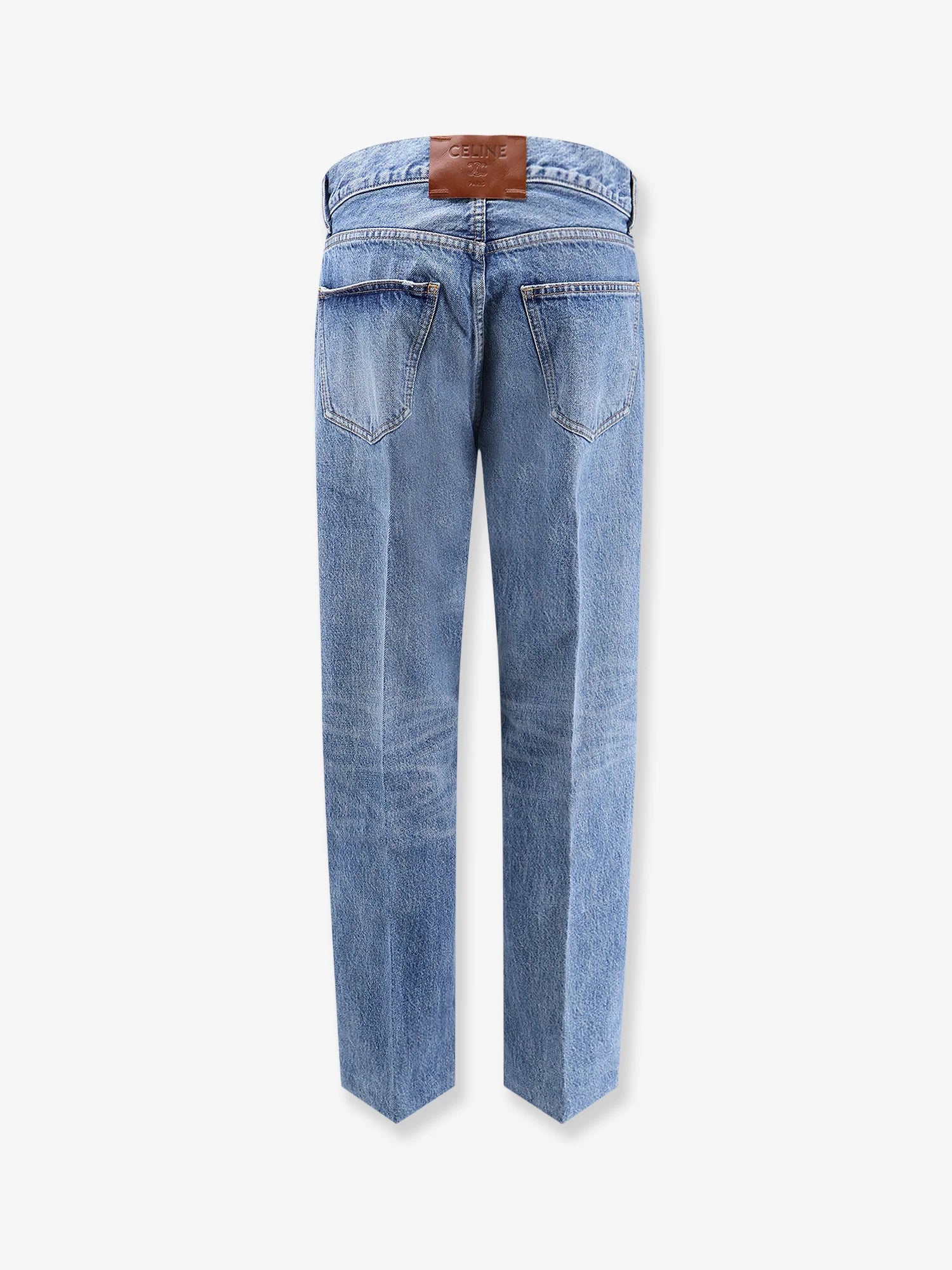 Boyfriend Jeans with Logo tag