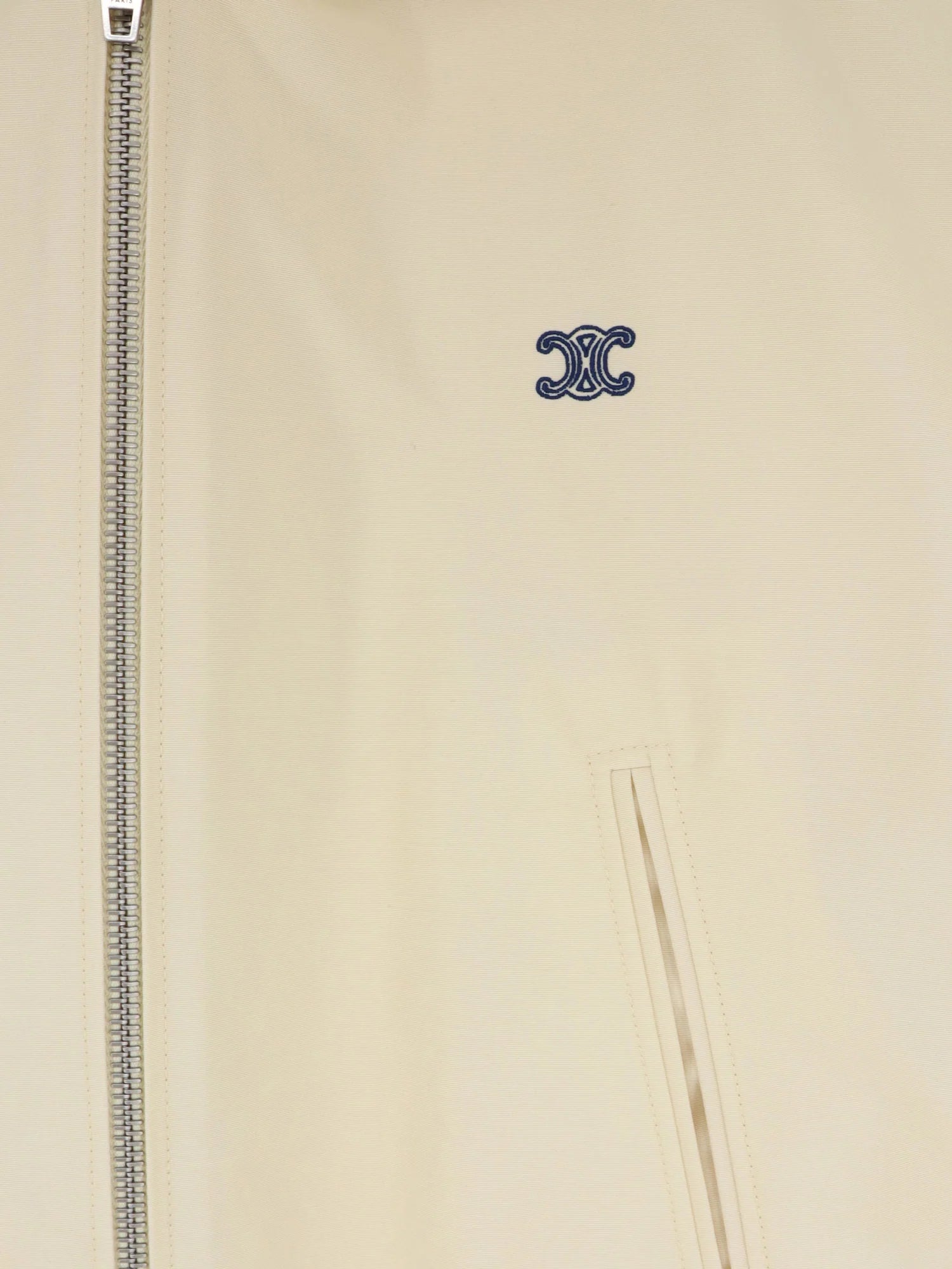 Cotton blend jacket with logo