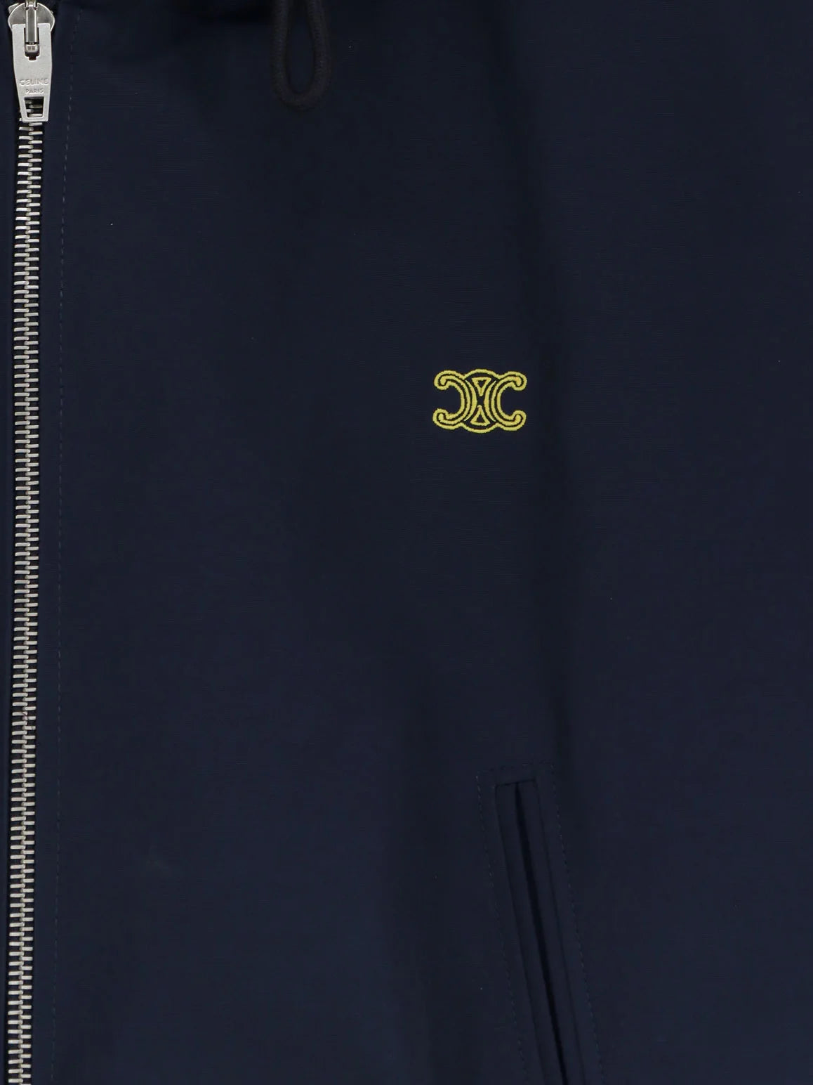 Cotton blend jacket with logo