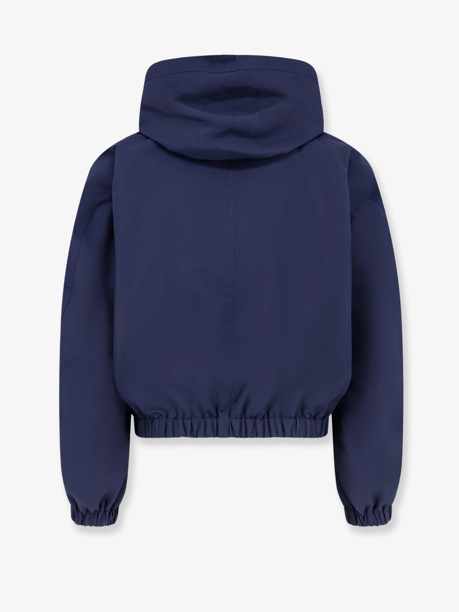 Cotton blend hooded jacket