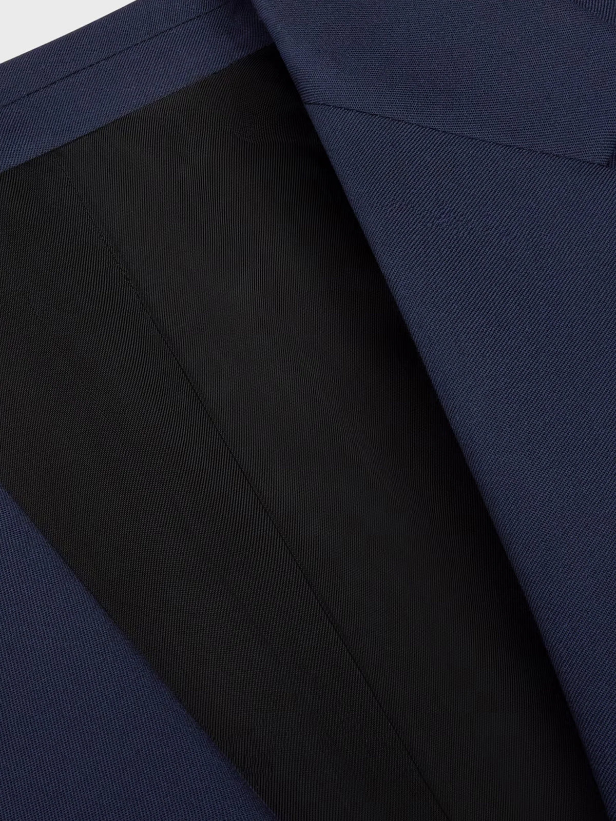 Classic single-breasted wool and cashmer blazer