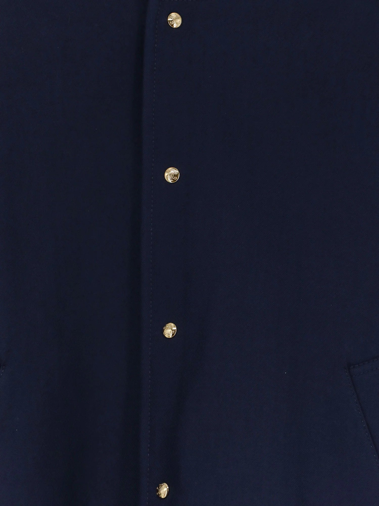 Cotton blazer with printed lining