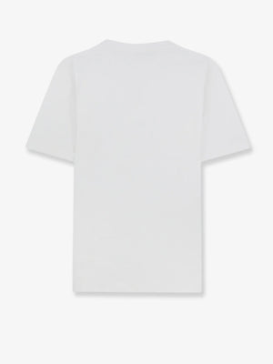 Cotton blend T-shirt with front logo print