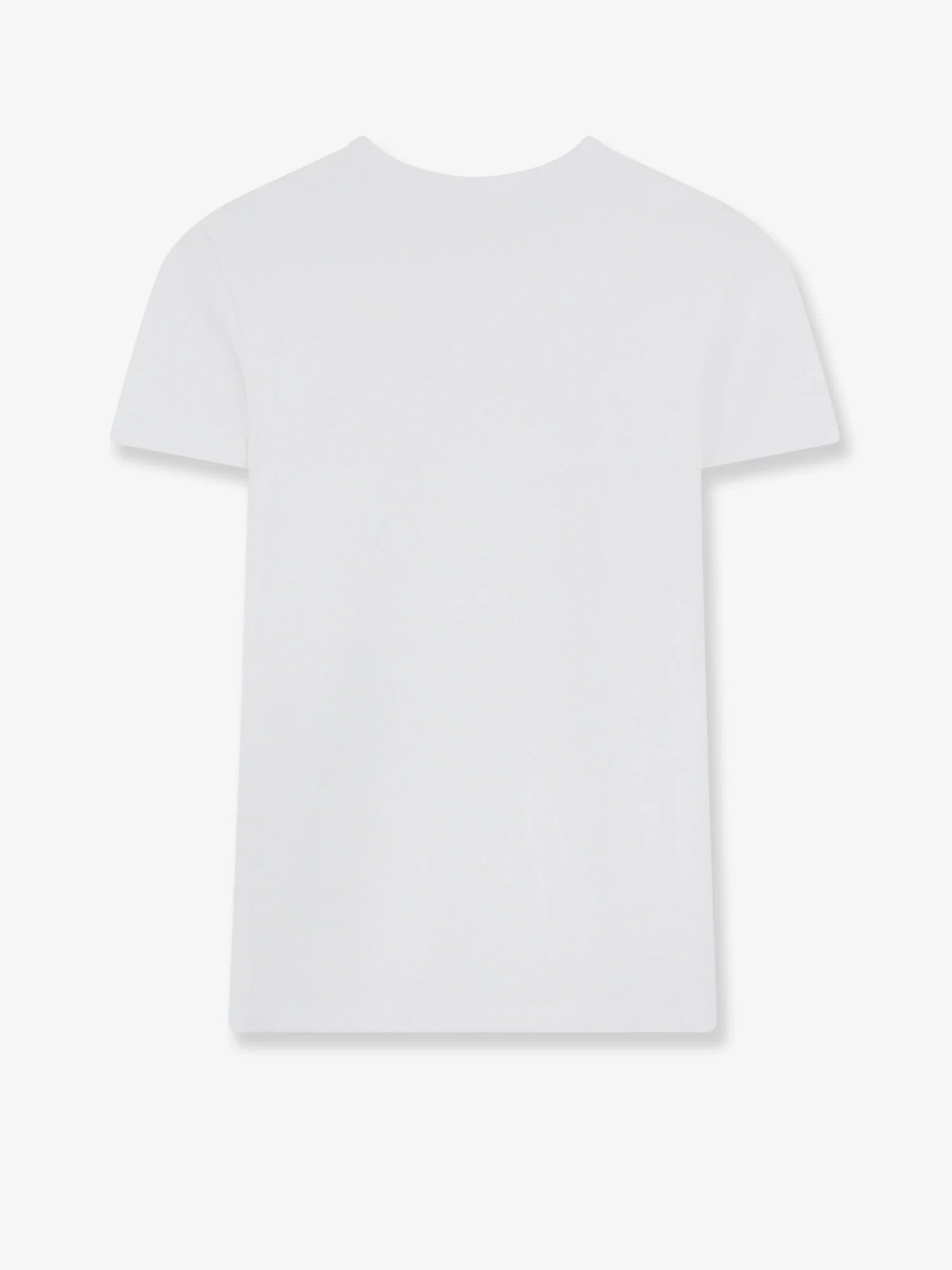 Cotton T-shirt with front lettering logo print
