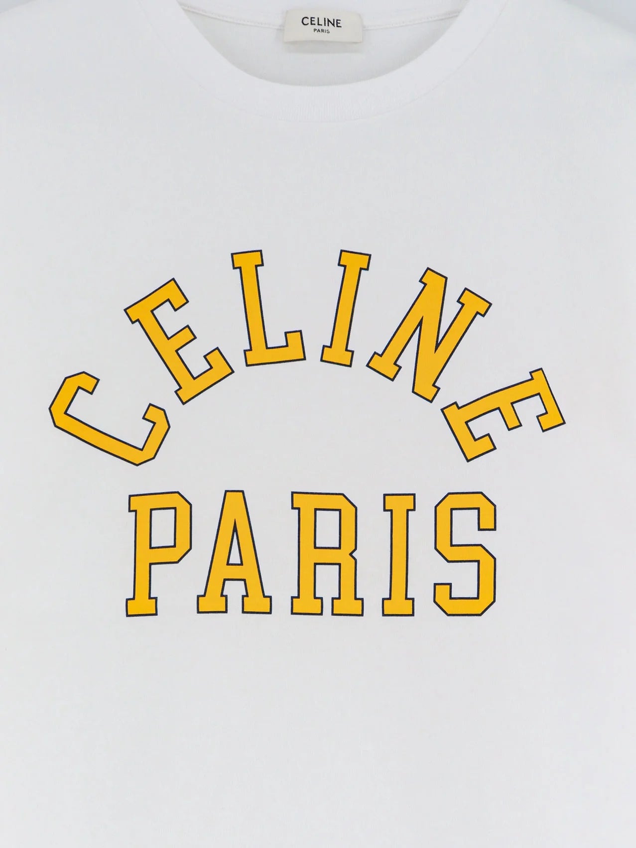 Cotton T-shirt with front logo print