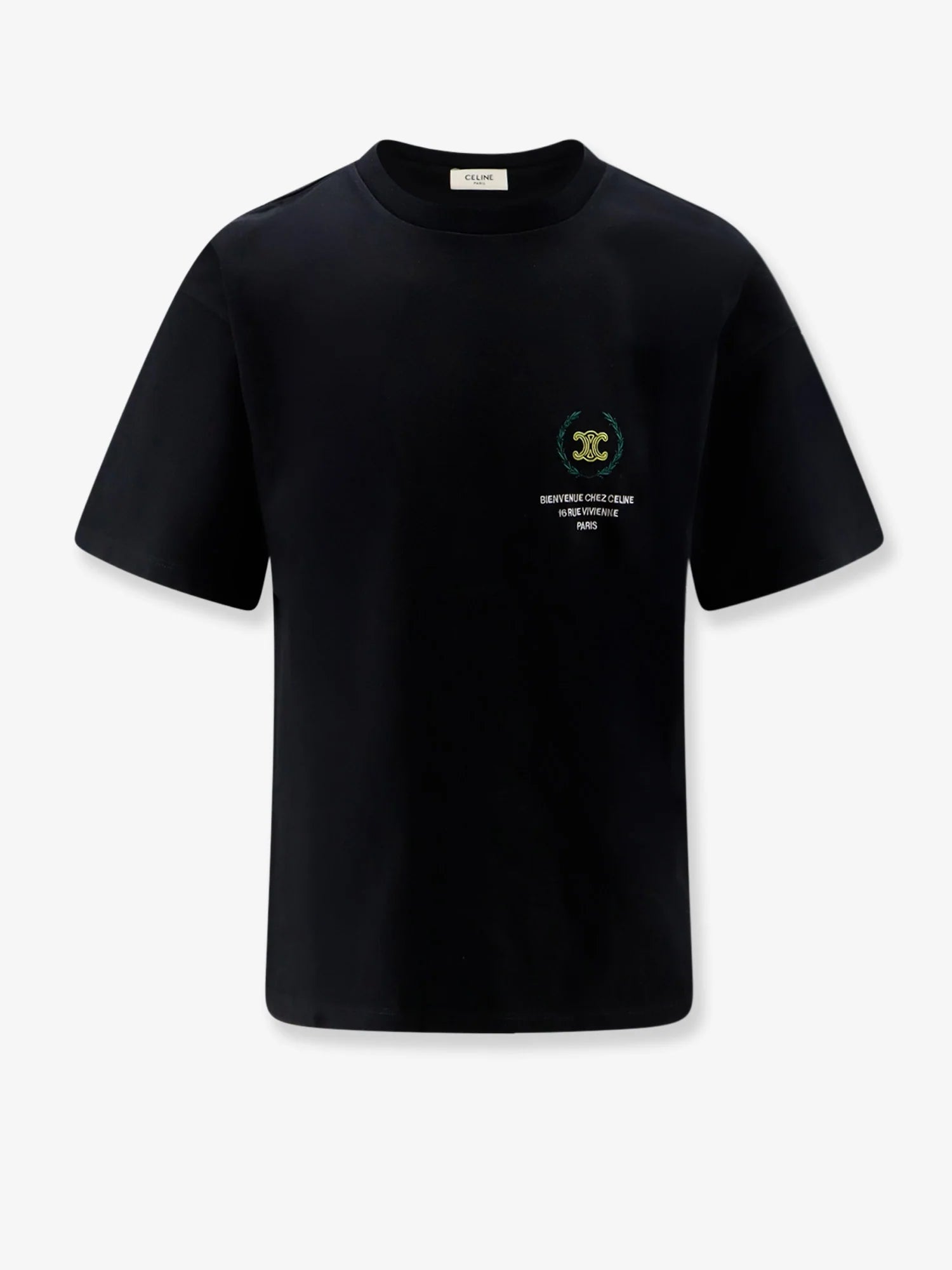 Cotton t-shirt with iconic embroidery
