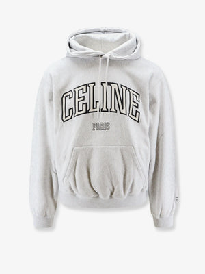 Cotton Sweatshirt with logo lettering print