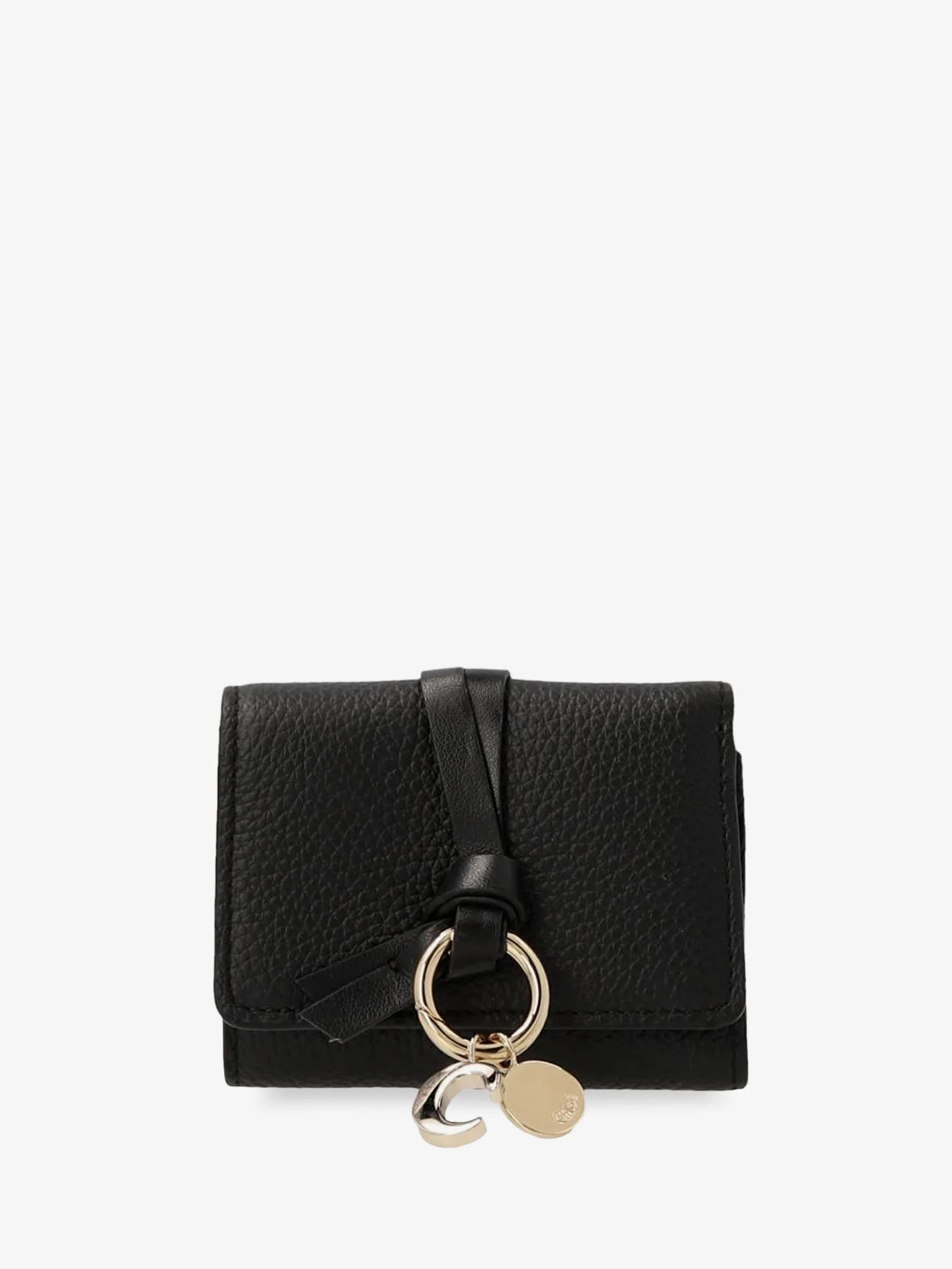 Mini Alphabet Trifold Leather Wallet