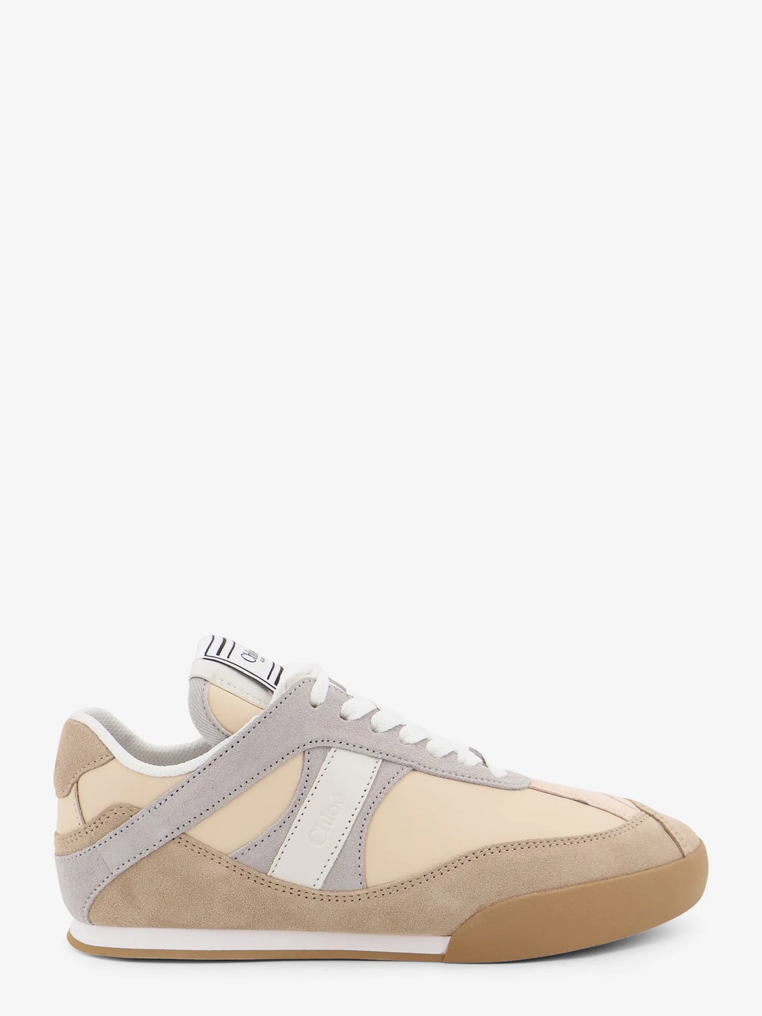 Kick suede sneakers with contrasting inserts