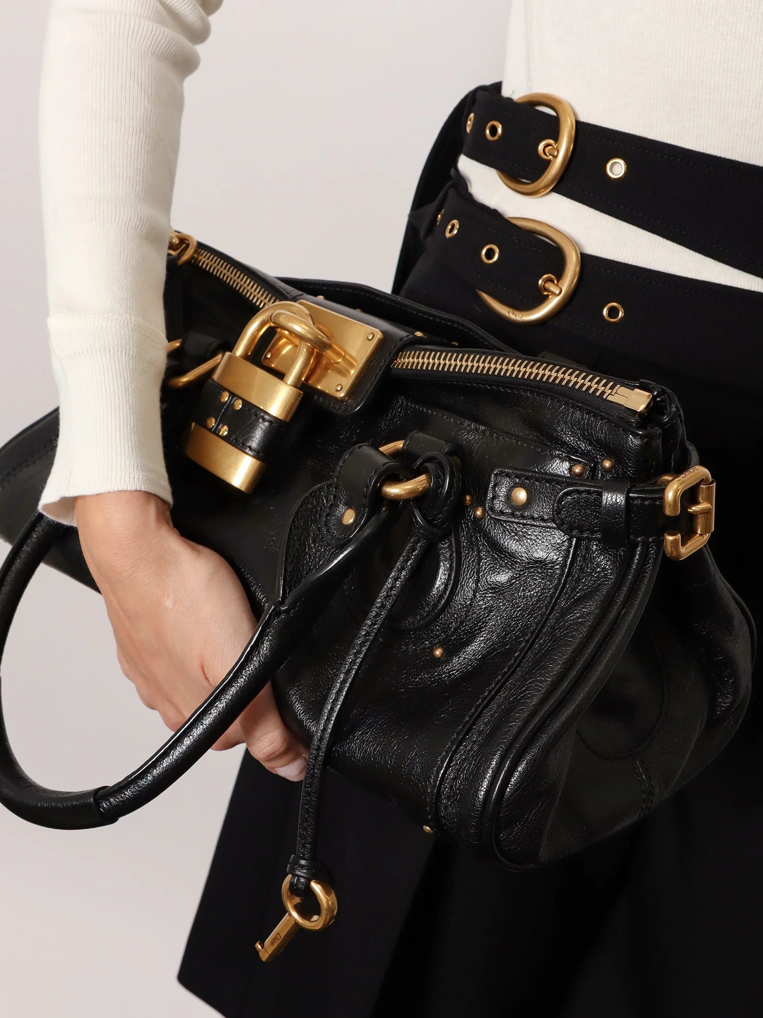 Paddington leather shoulder bag