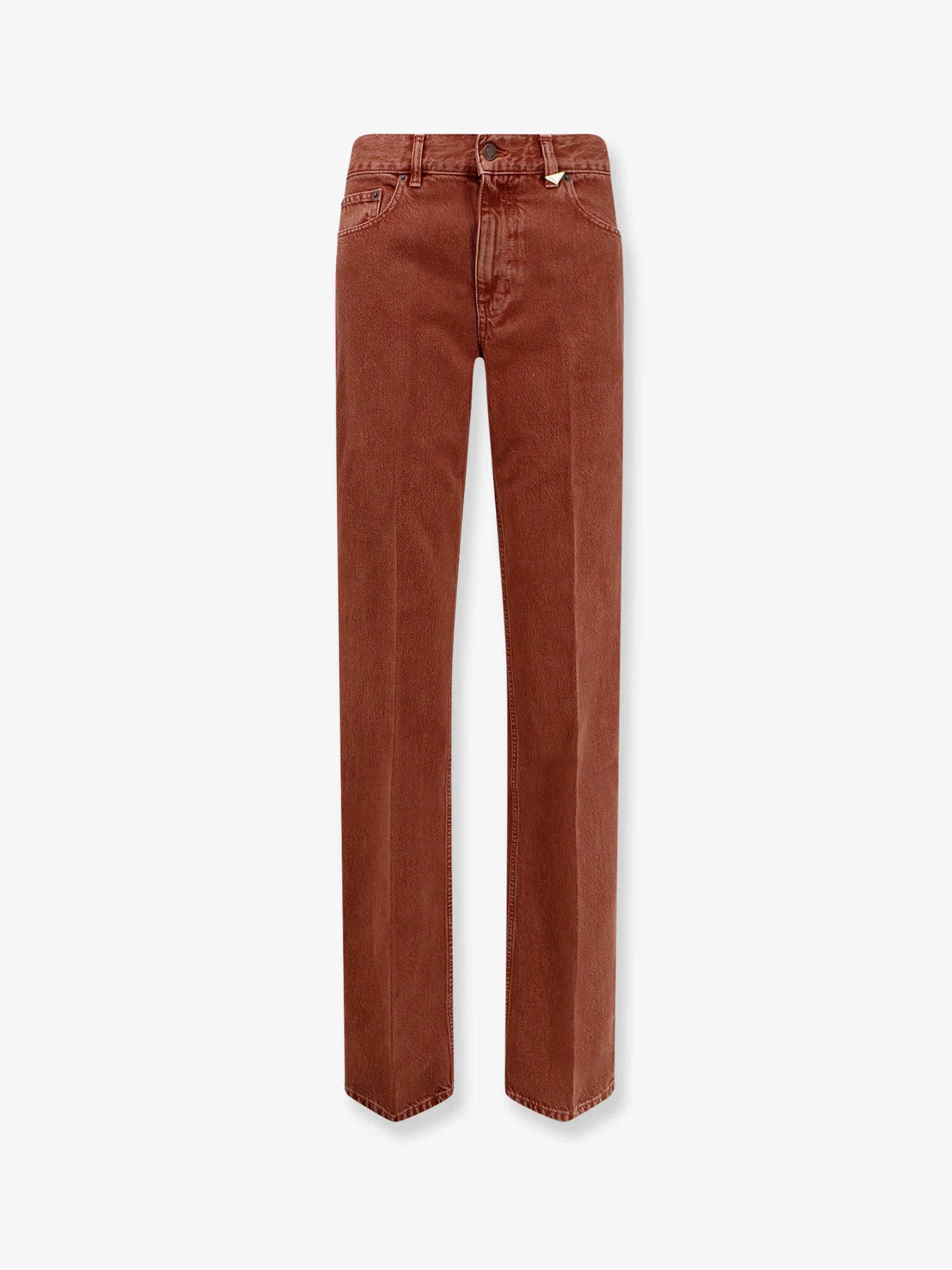 Colored denim trousers