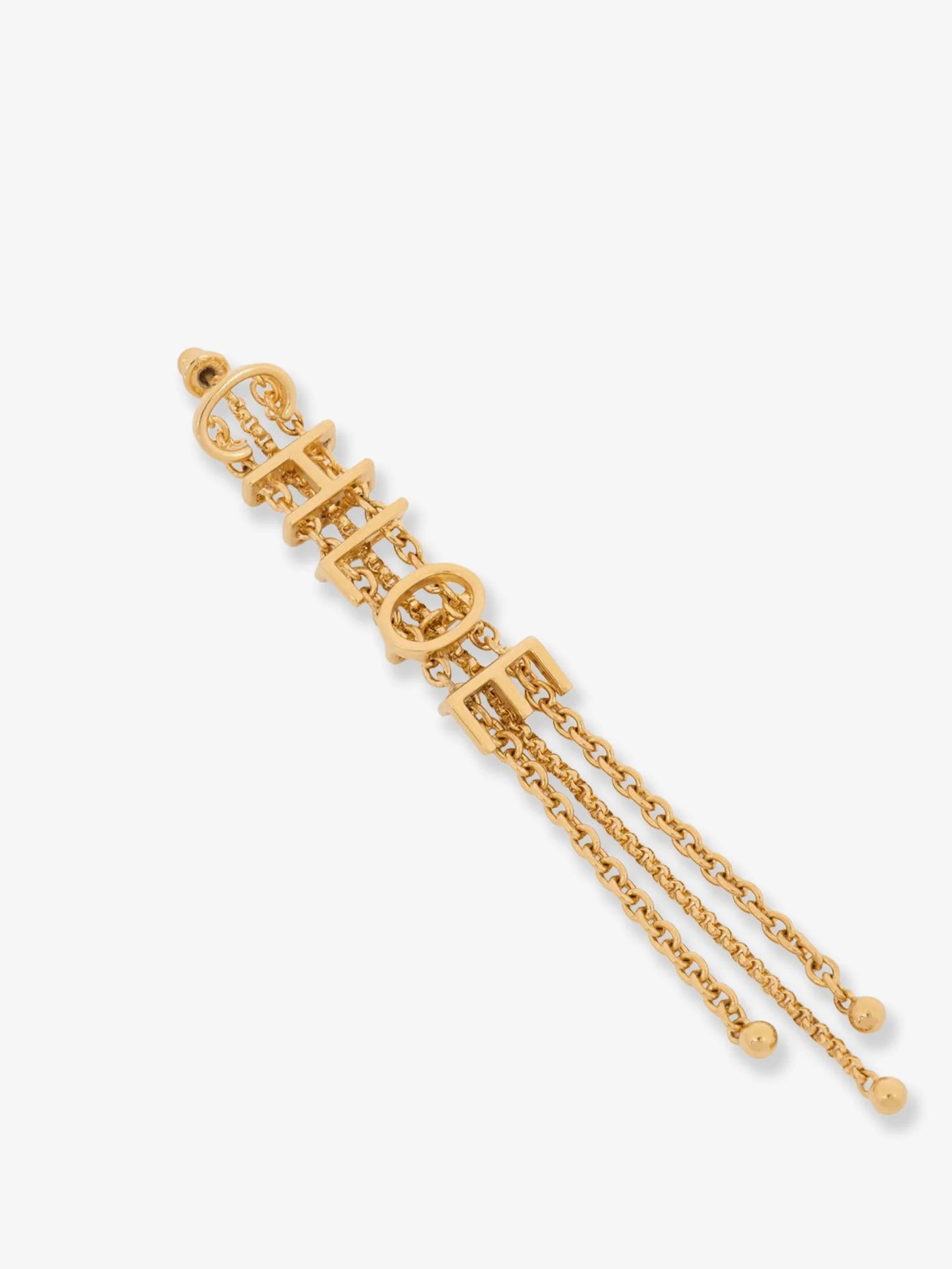 Mini Belt brass earrings