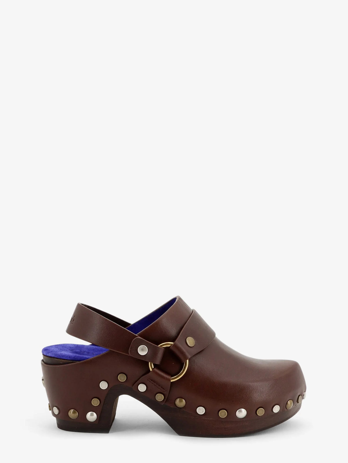 Talis Wedge leather clogs