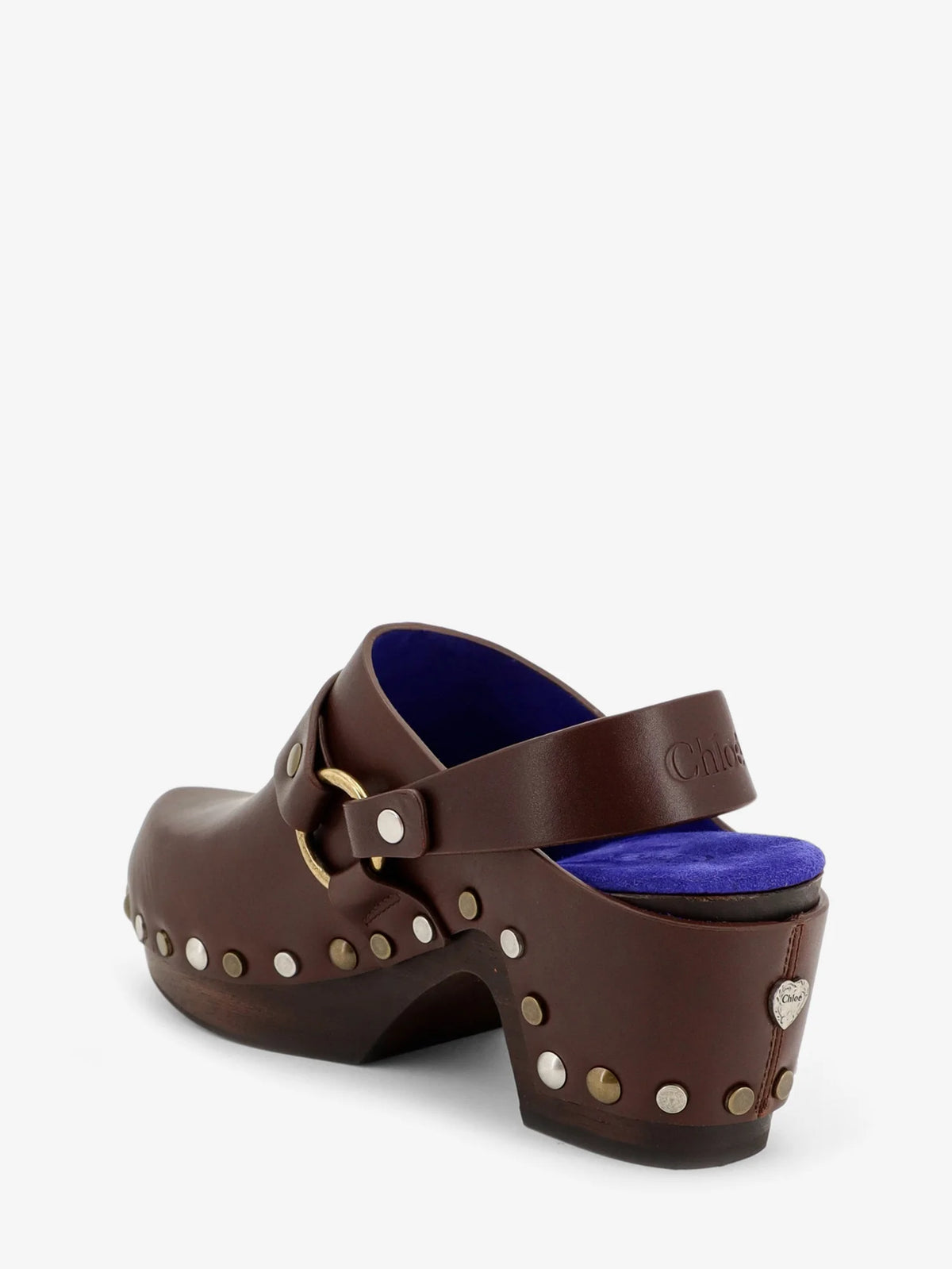 Talis Wedge leather clogs