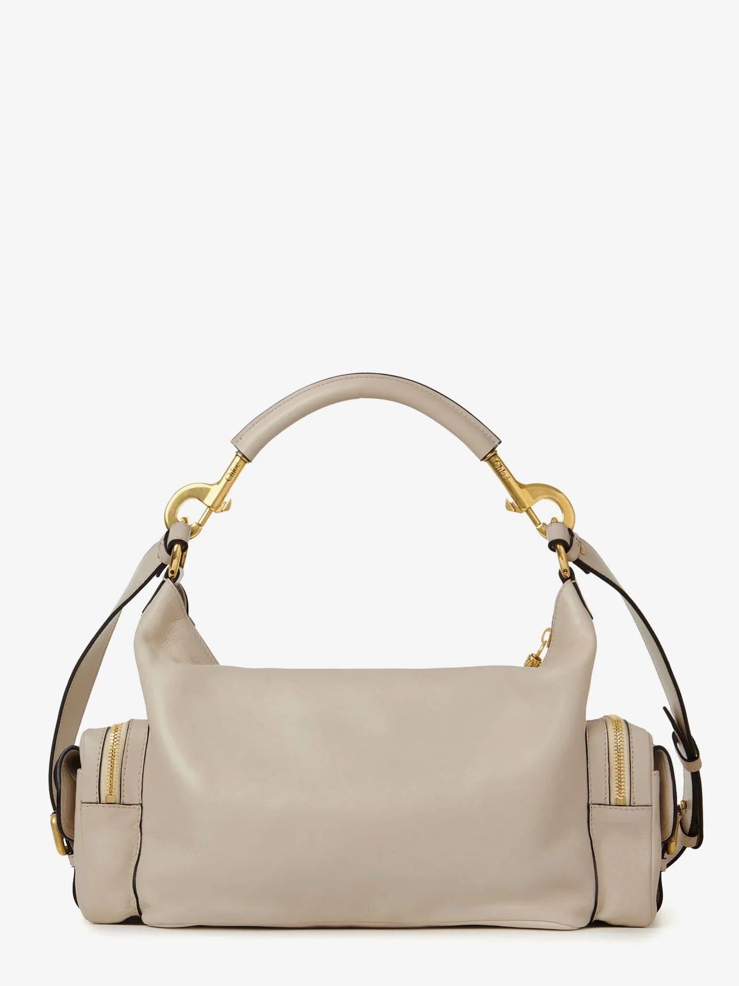 Medium Double Carry leather shoulder bag