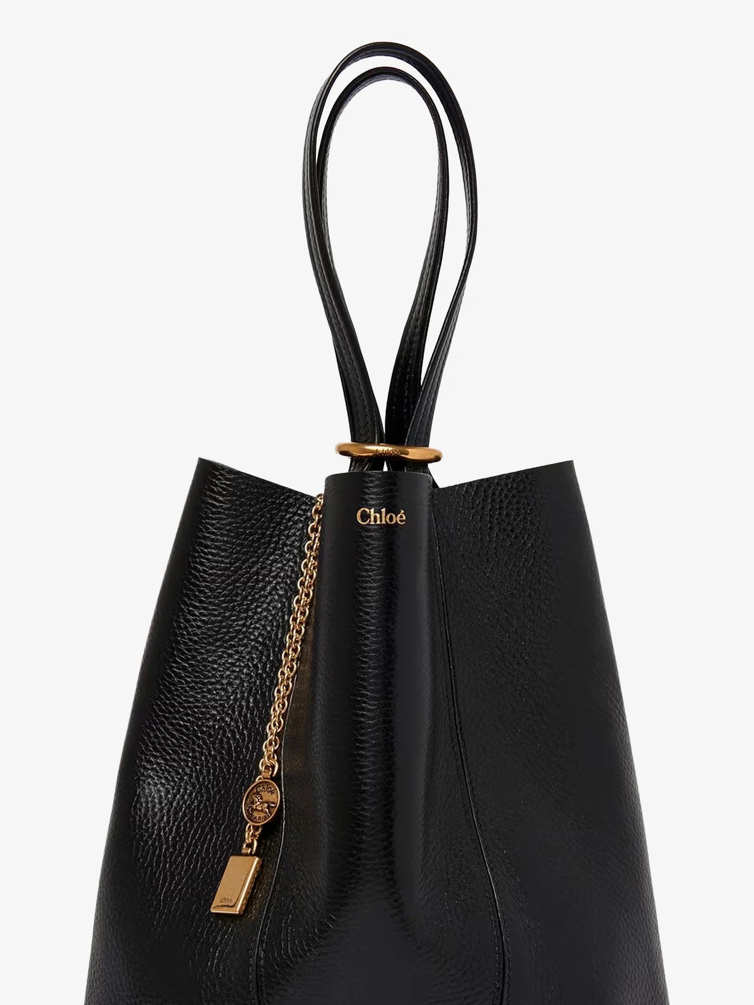 Chloé Spin leather shoulder bag