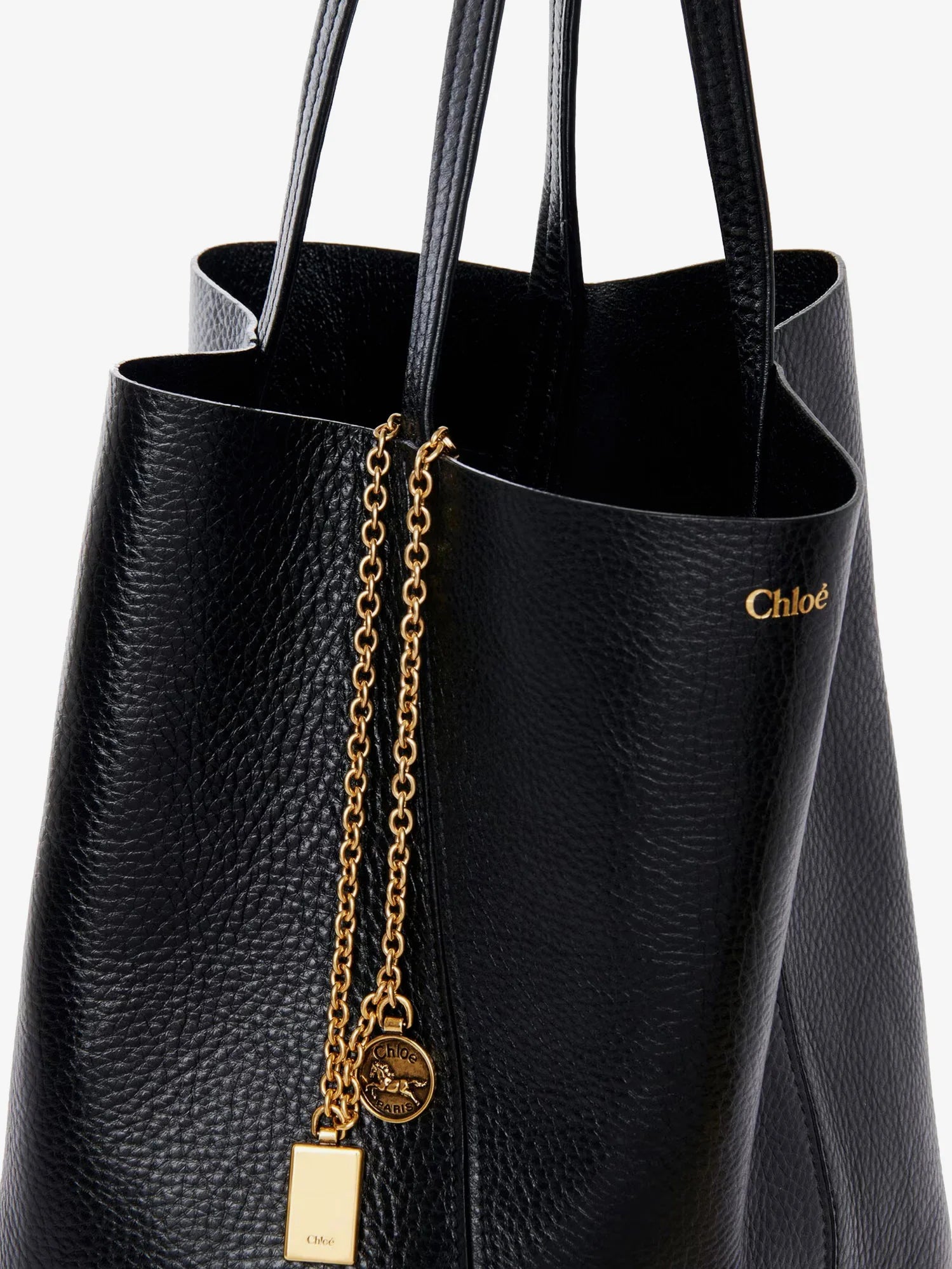 Chloé Spin leather shoulder bag