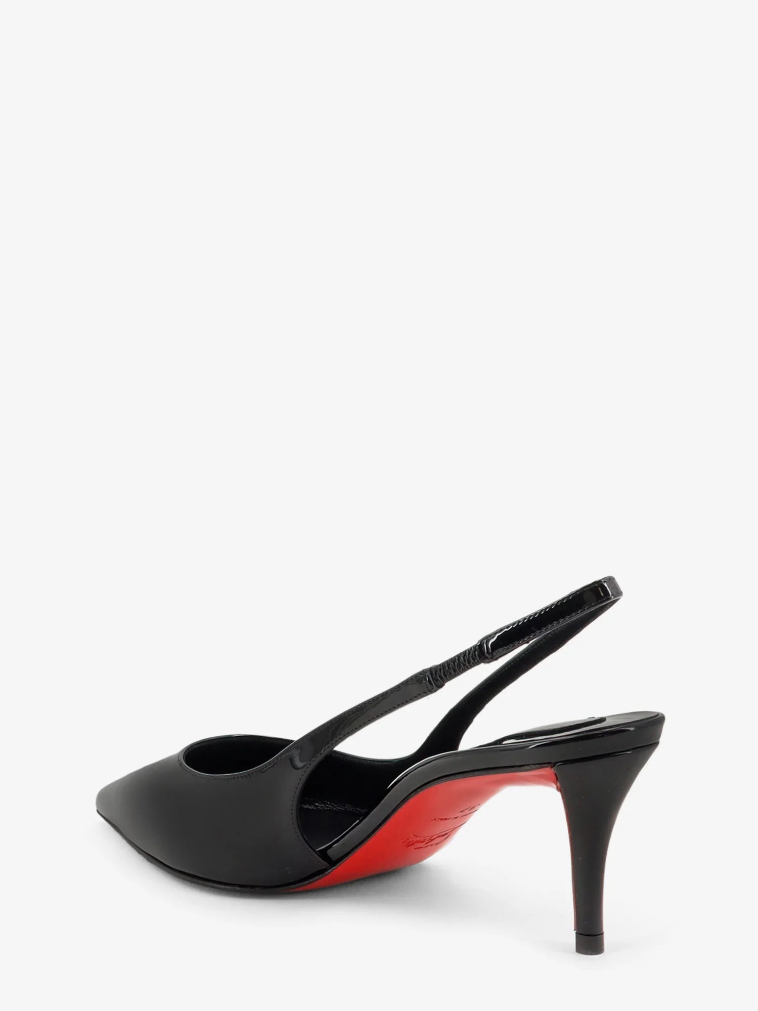 Miss Z patent leather slingback pumps