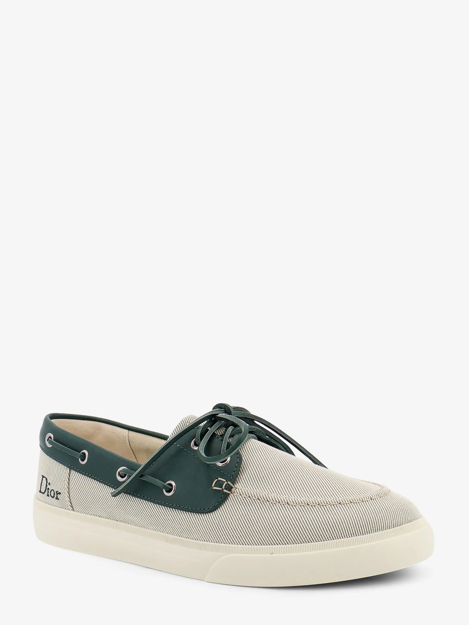 Chester Dioriviera canvas and leather loafers