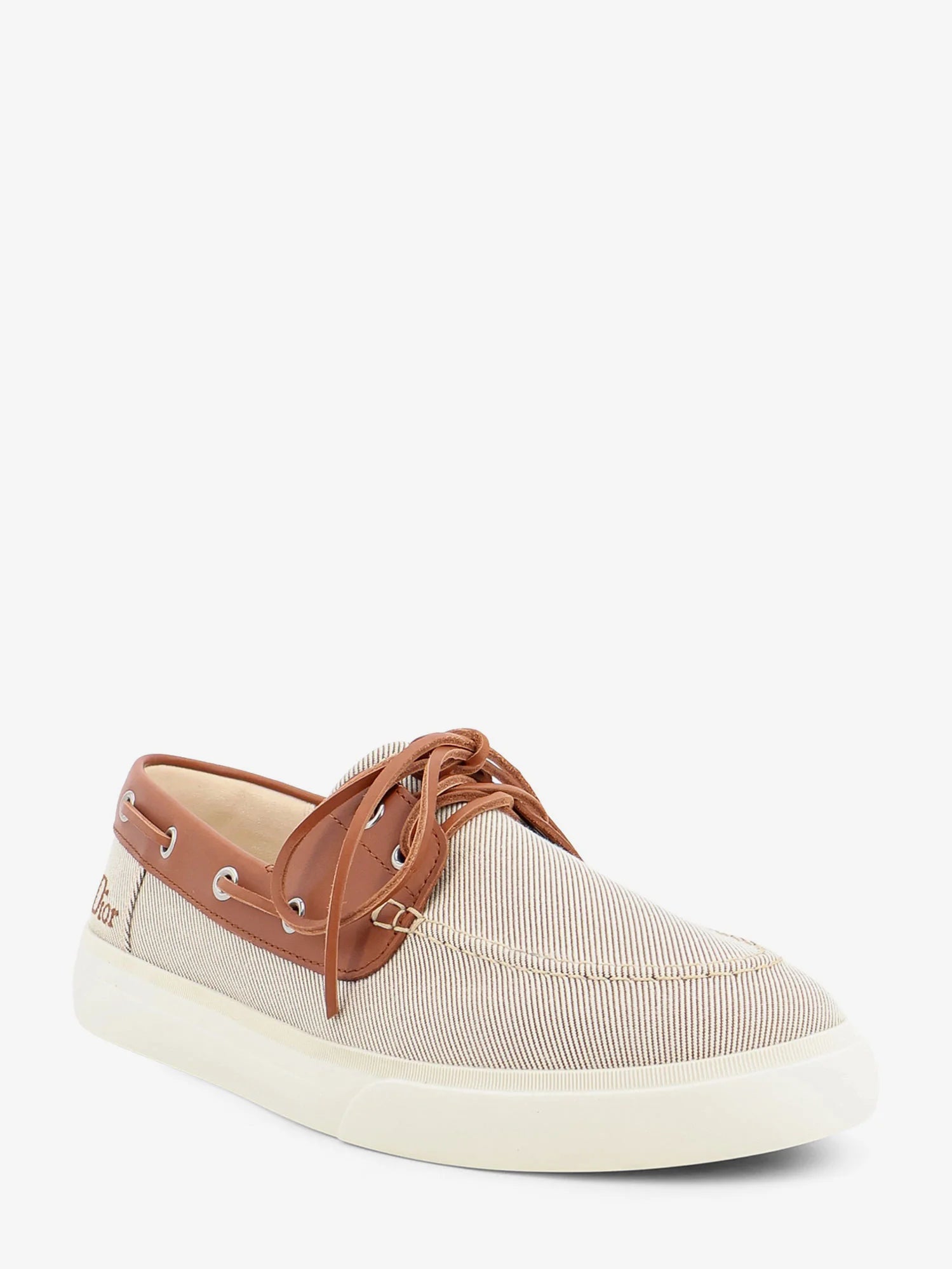 Chester Dioriviera canvas and leather loafers