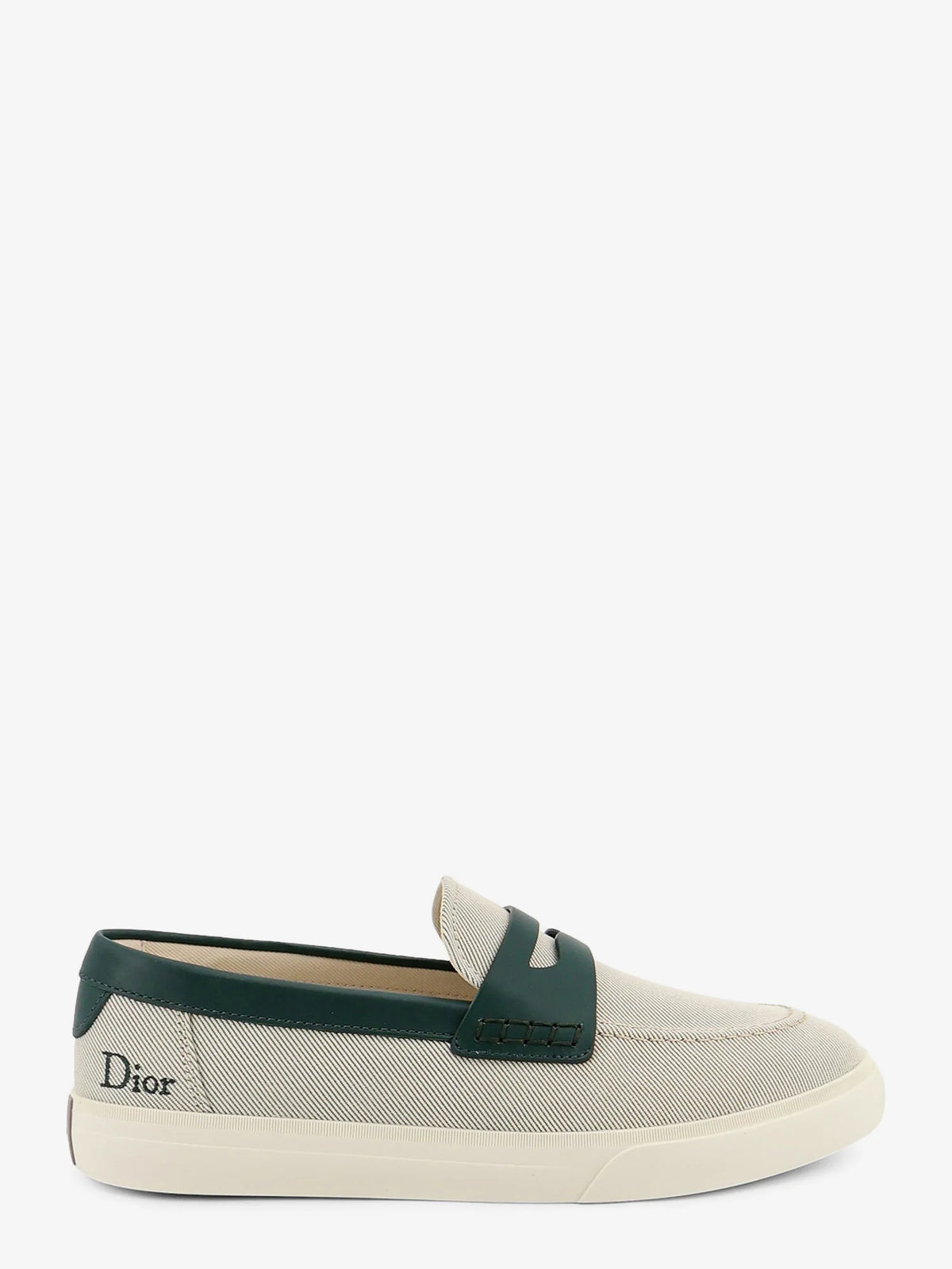 Chester Dioriviera canvas and leather loafers