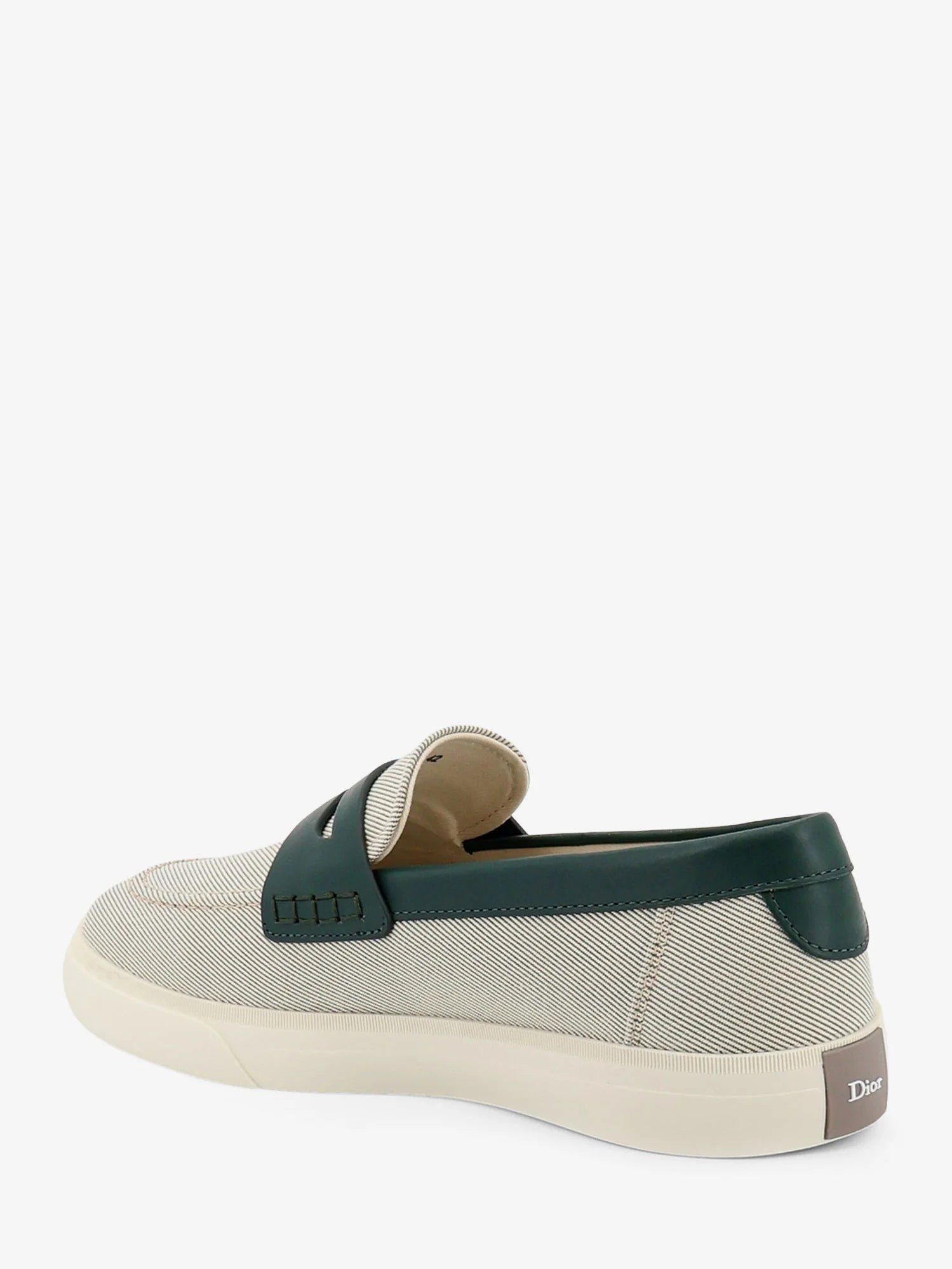 Chester Dioriviera canvas and leather loafers