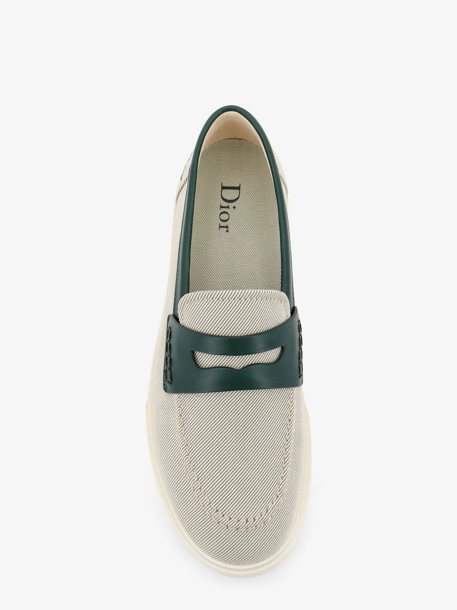Chester Dioriviera canvas and leather loafers