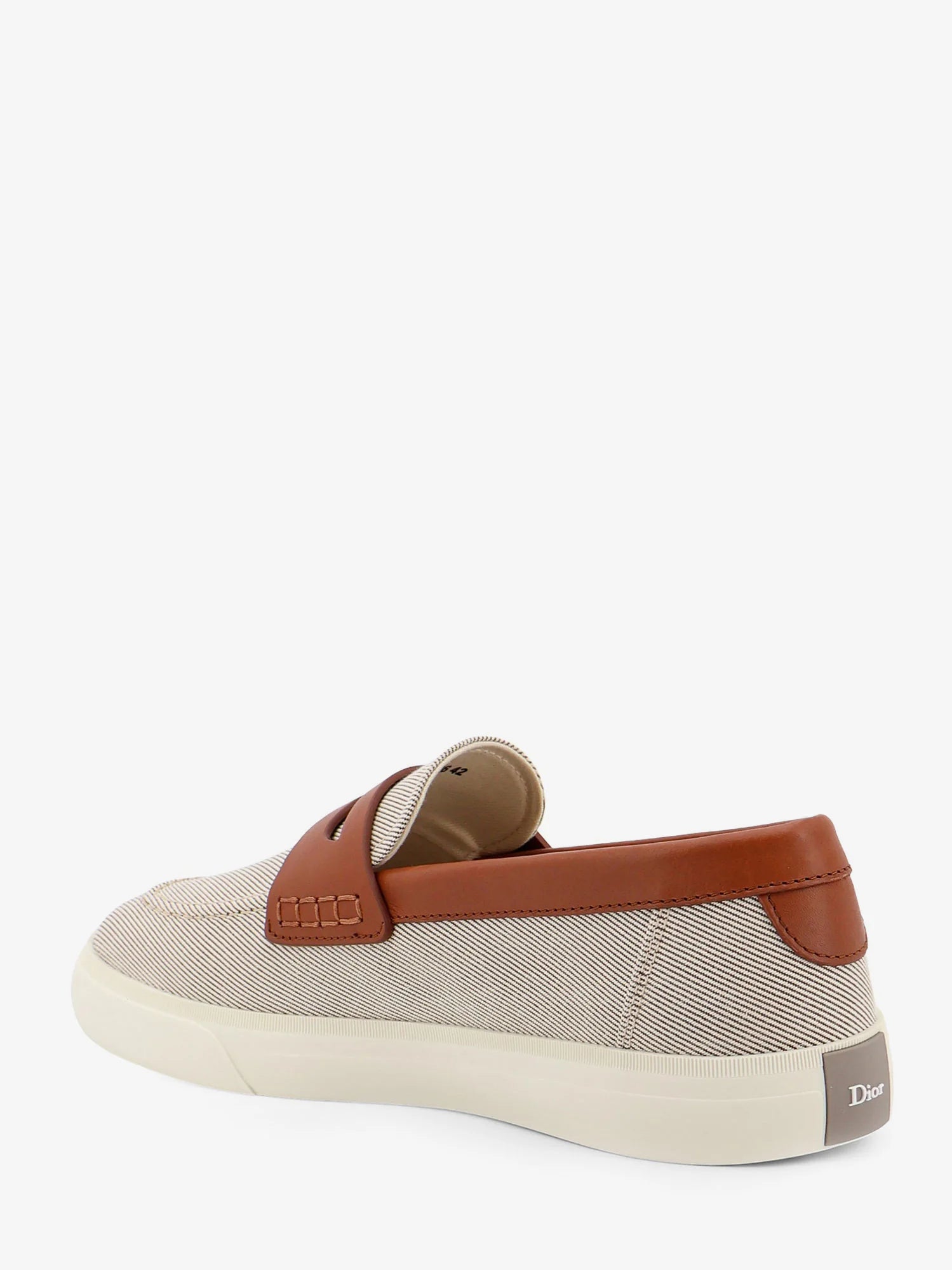 Chester Dioriviera canvas and leather loafers