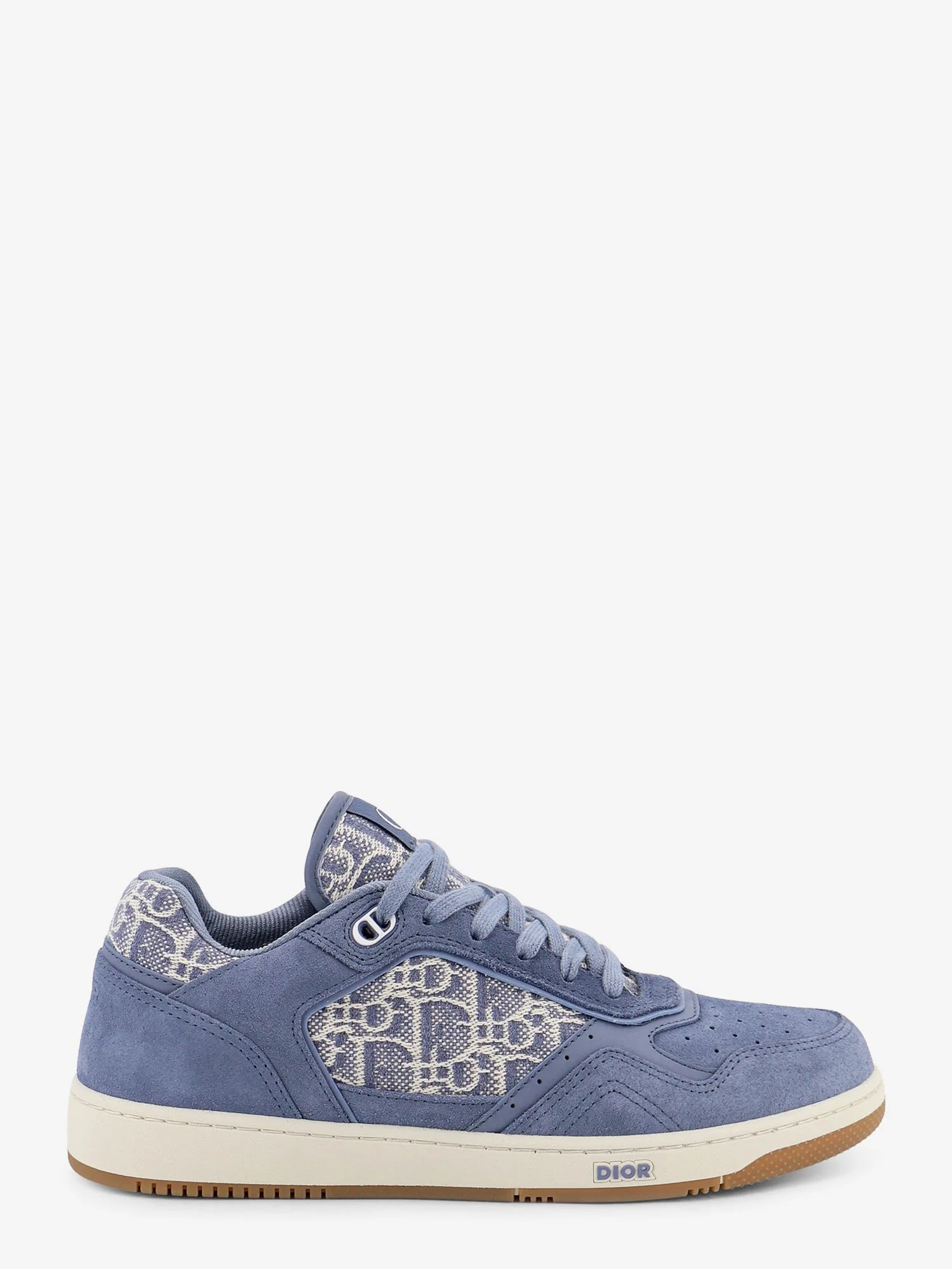 B27 Uptown Dior Oblique jacquard fabric and suede sneakers