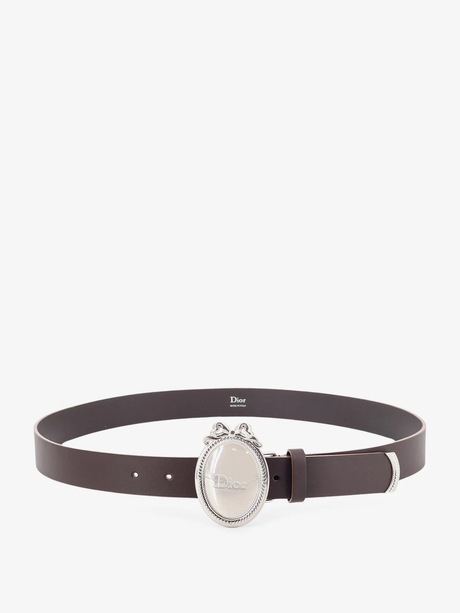 Dior Médaillon leather belt