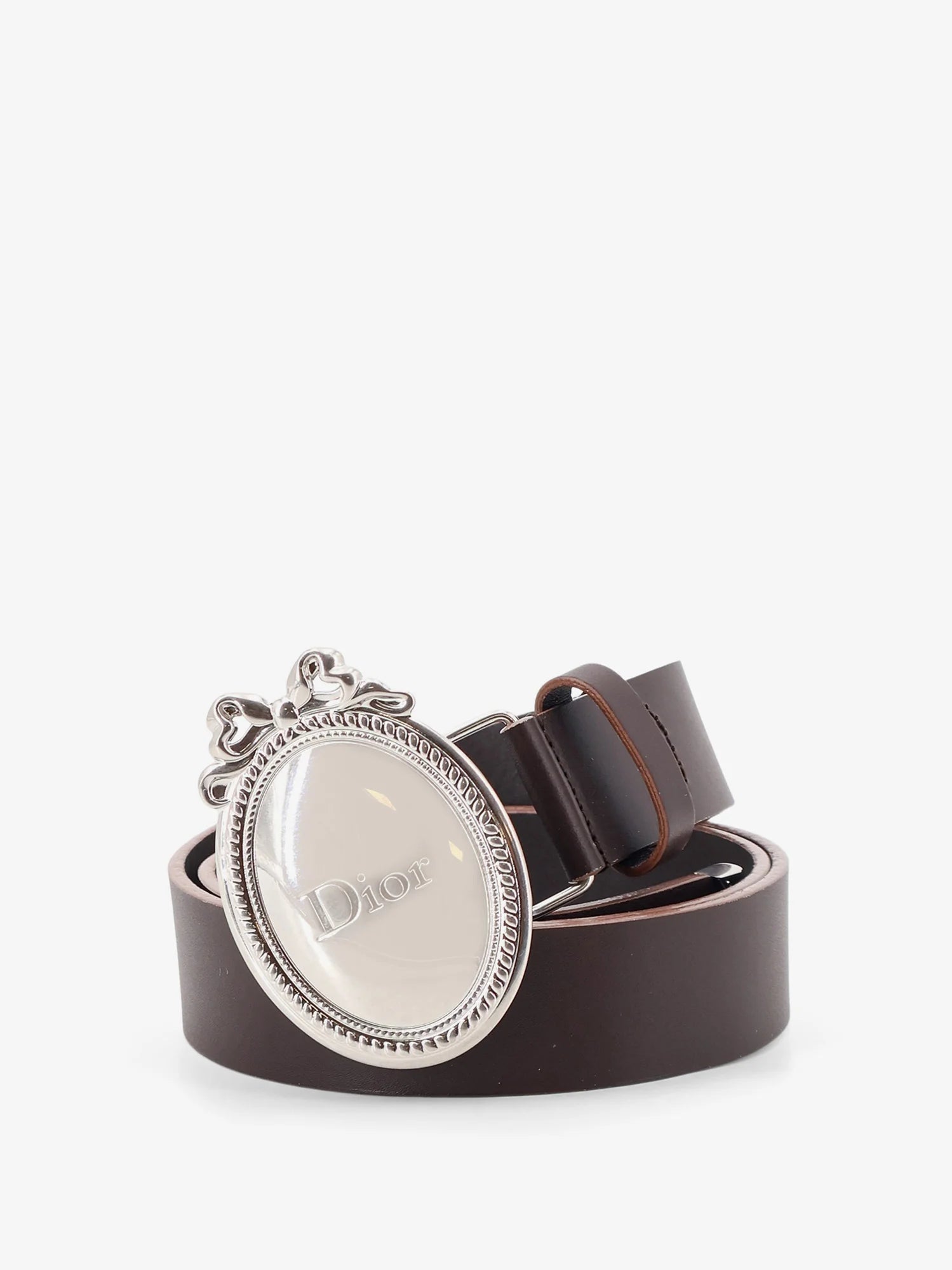 Dior Médaillon leather belt