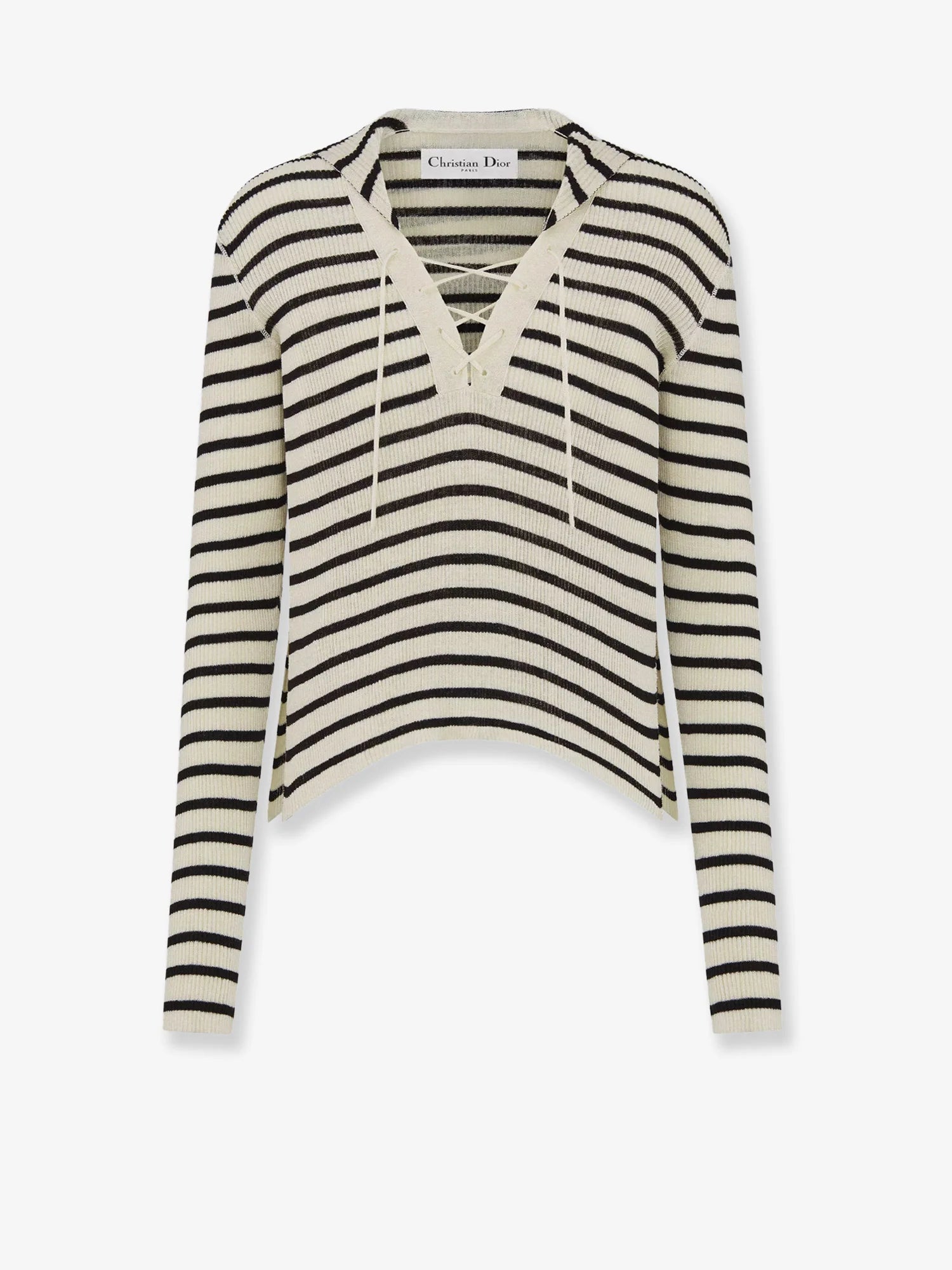 Dioriviera striped linen and silk sweater