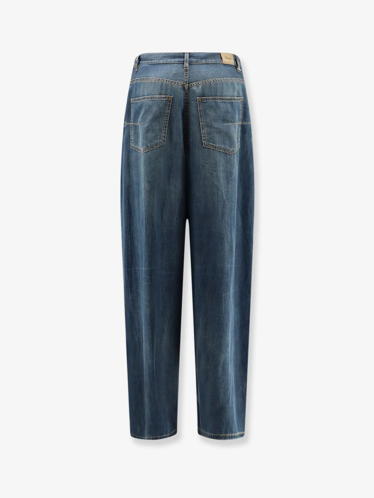 Light Denim Jeans with Vintage effect