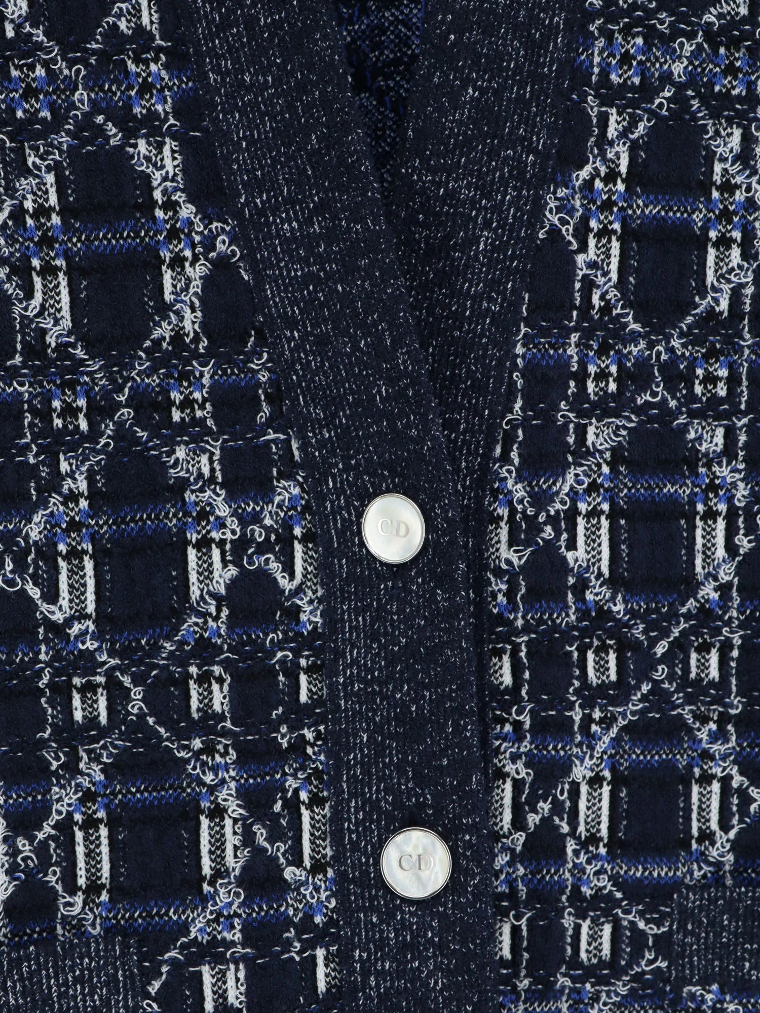 Cannage Oversize Cardigan