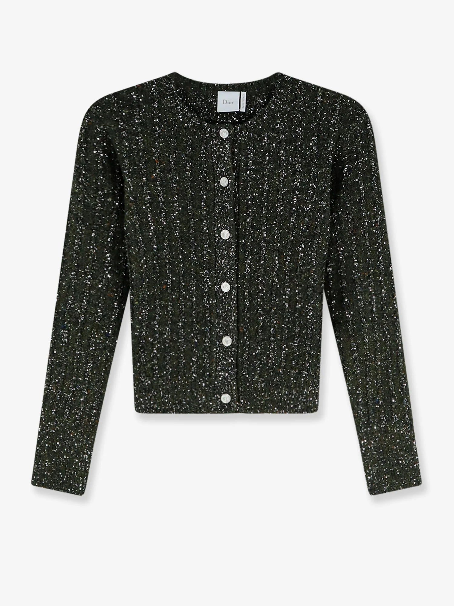 Virgin wool and cashmere blend tweed blazer