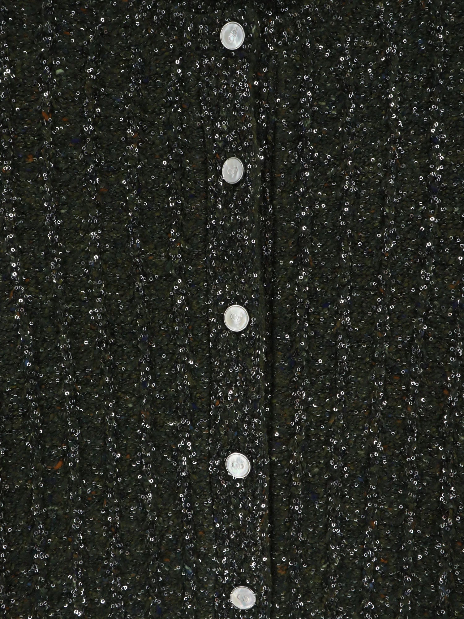 Virgin wool and cashmere blend tweed blazer