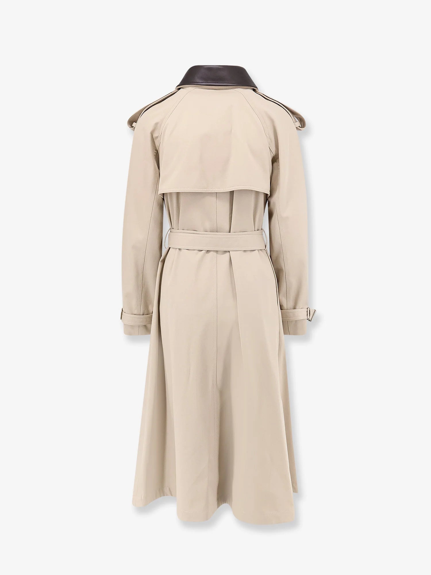 Cotton and silk trench