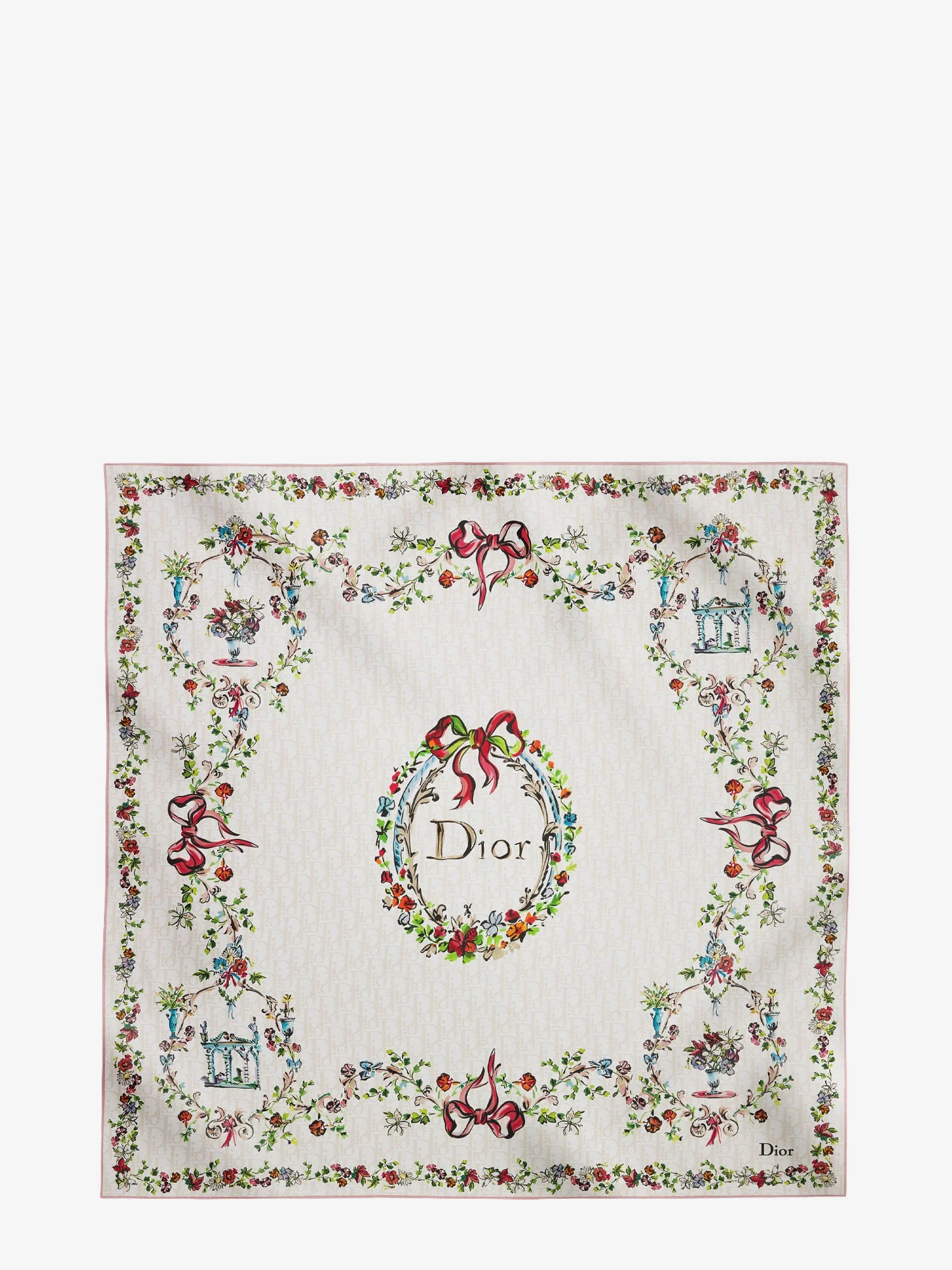 Dior Arabesque Dioriviera 90 silk foulard