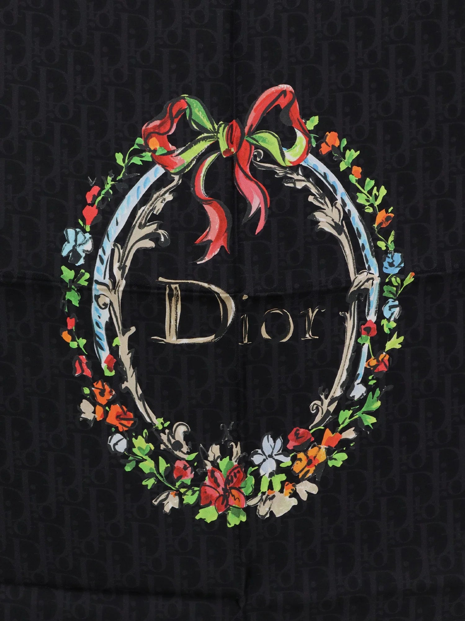 Dior Arabesque Dioriviera 90 silk foulard