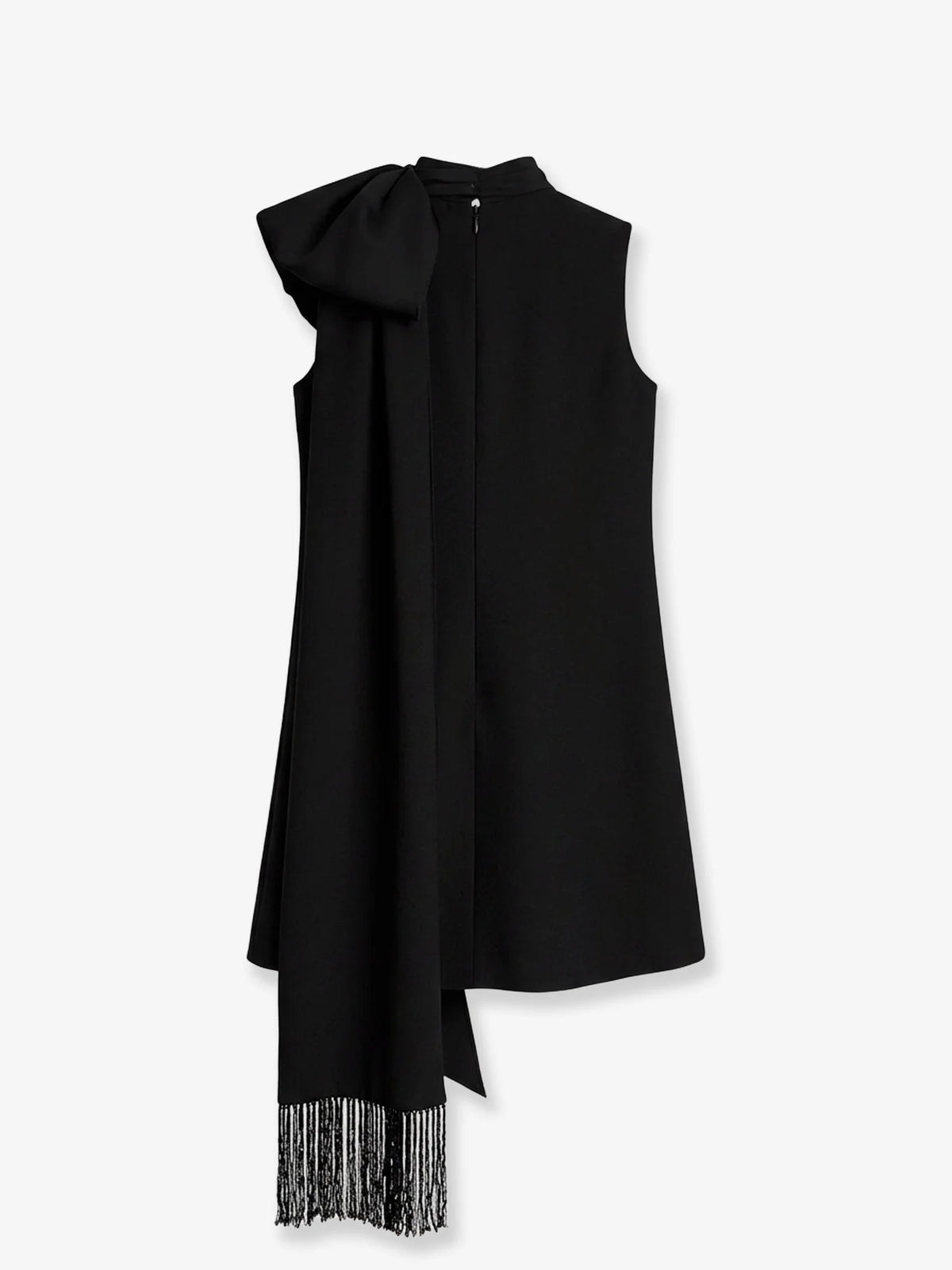 Virgin wool and silk crêpe dress