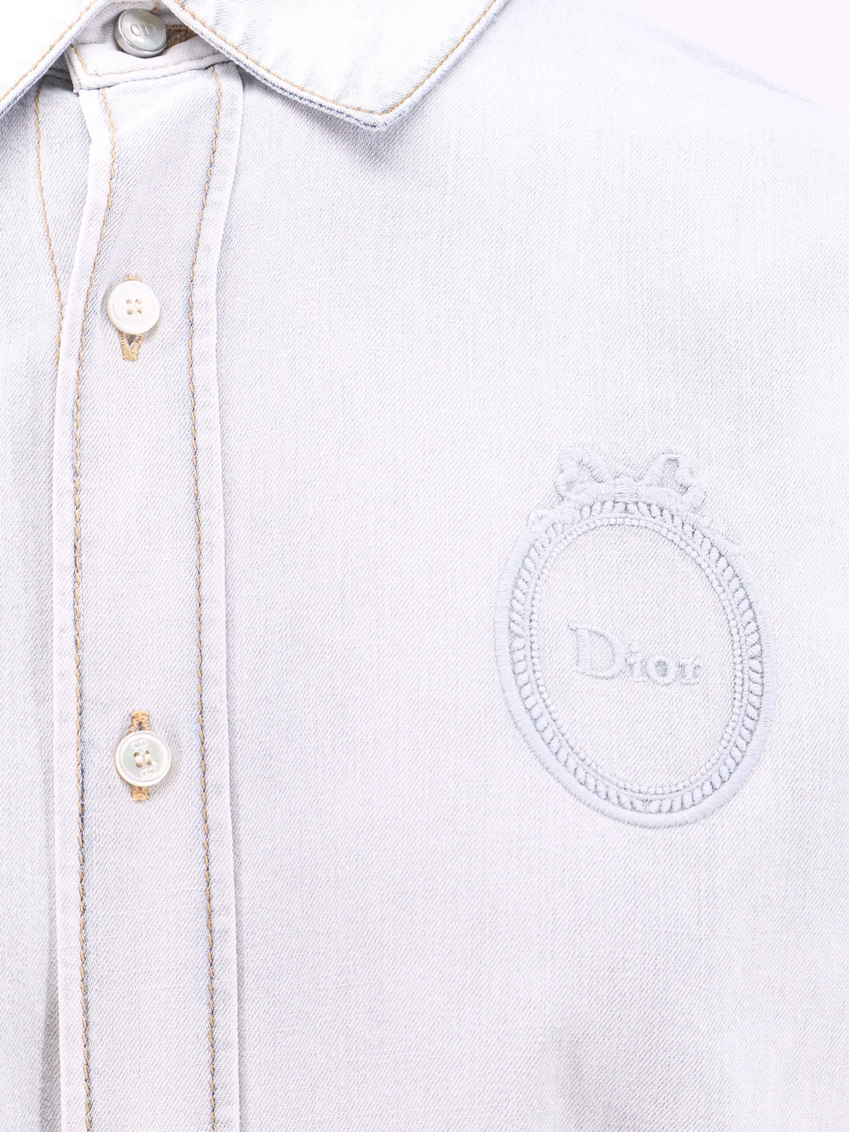 Cotton denim shirt