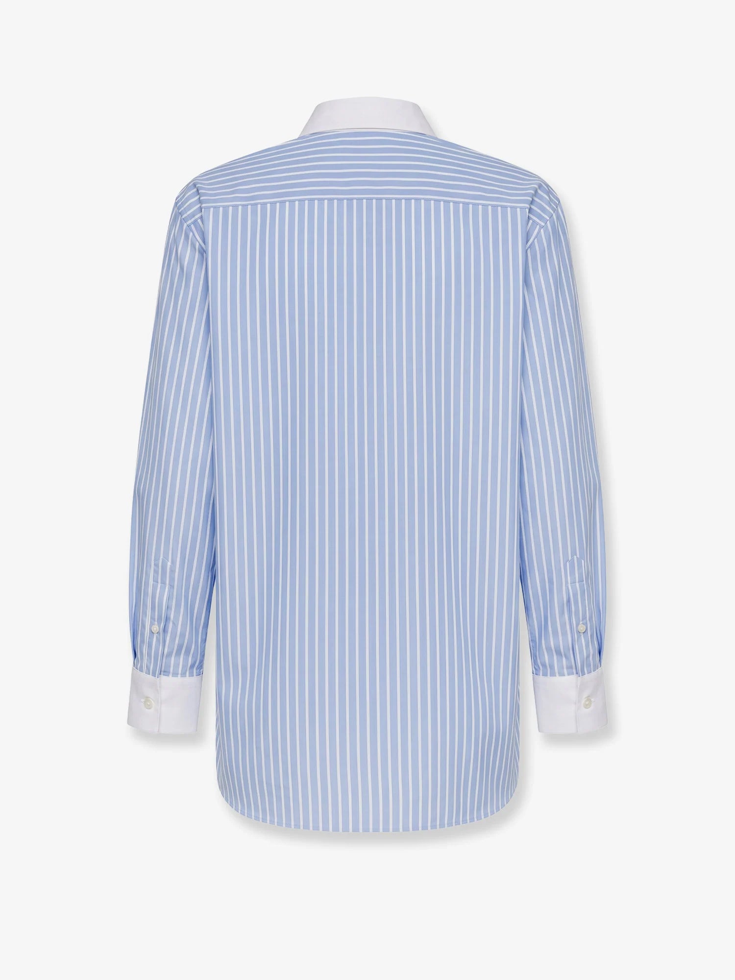 Cotton shirt with Dior embroidery