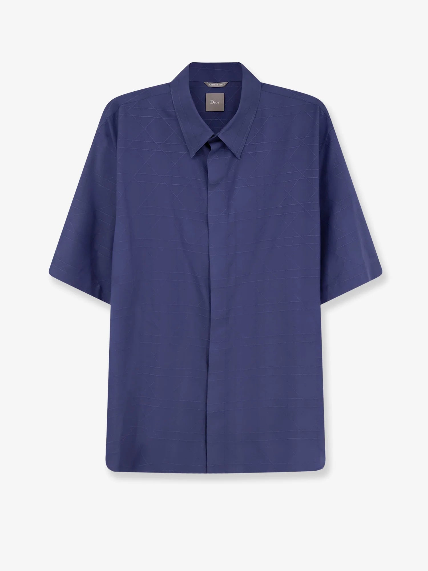 Cannage silk and lyocell shirt