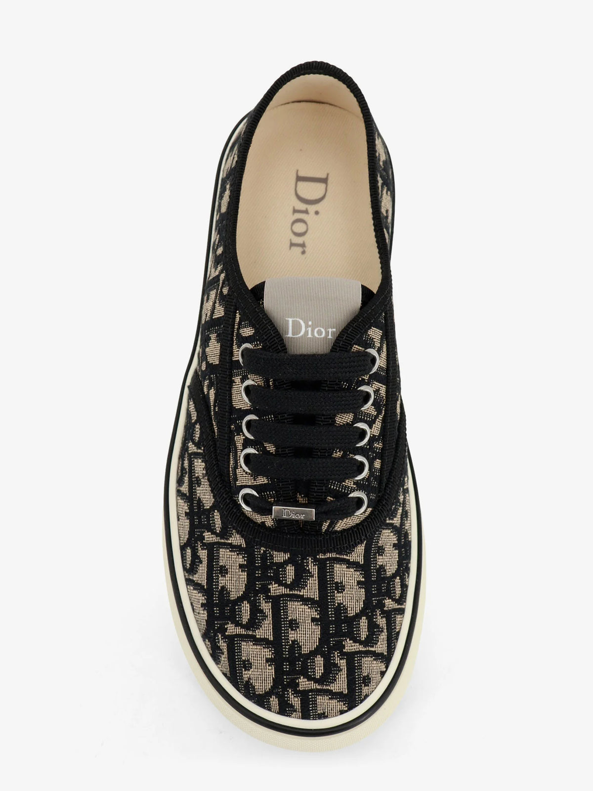 Dior Saltwind cotton sneakers with Dior Oblique embroidery