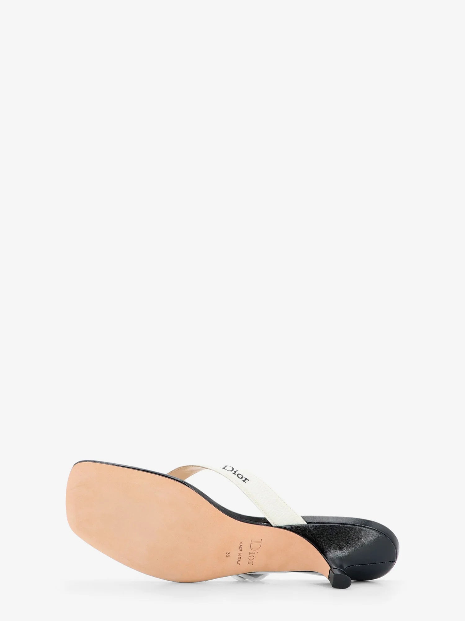 J'Adior cotton flip-flops with embroidered logo
