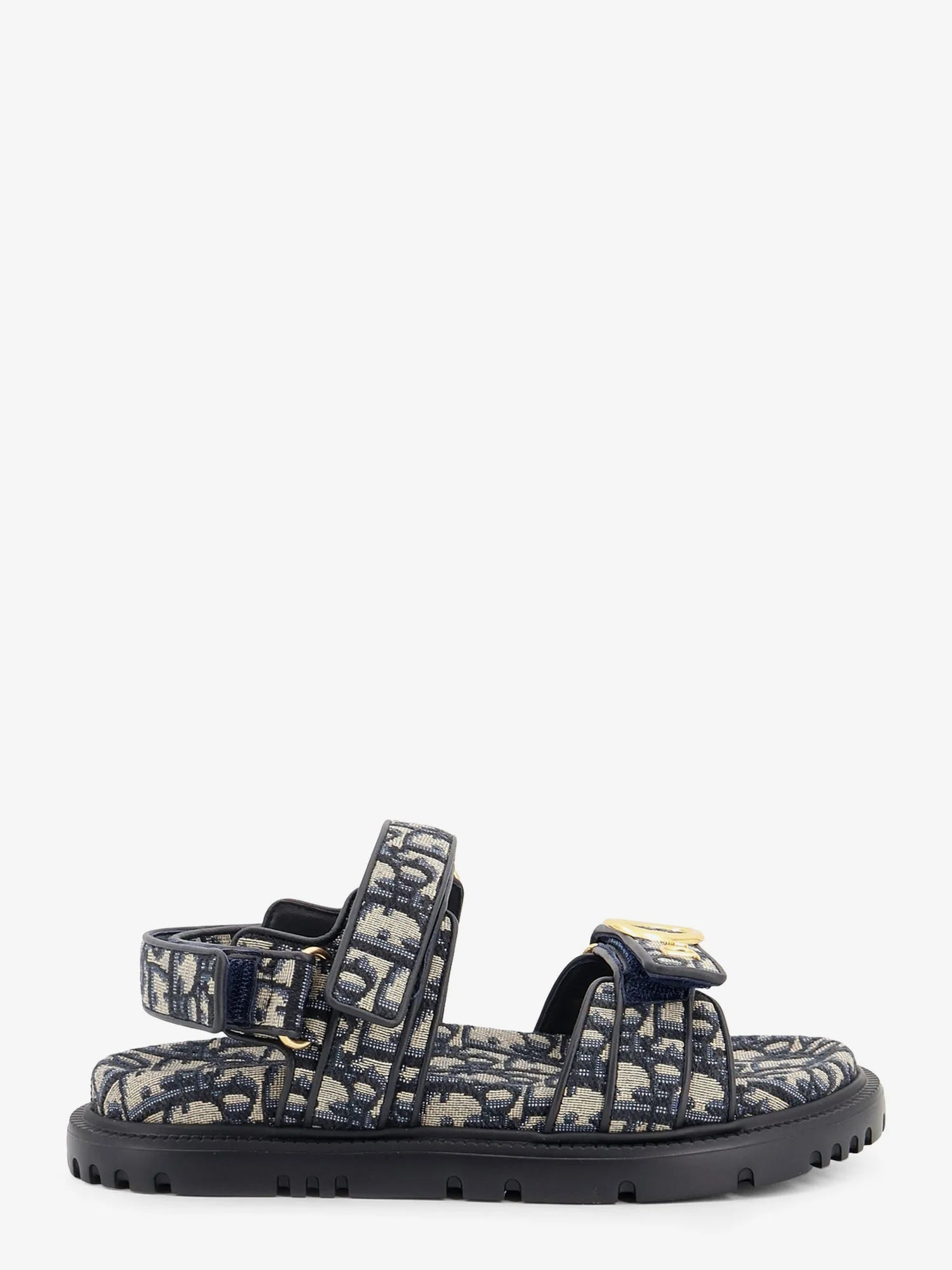 Dior Oblique jacquard fabric sandals
